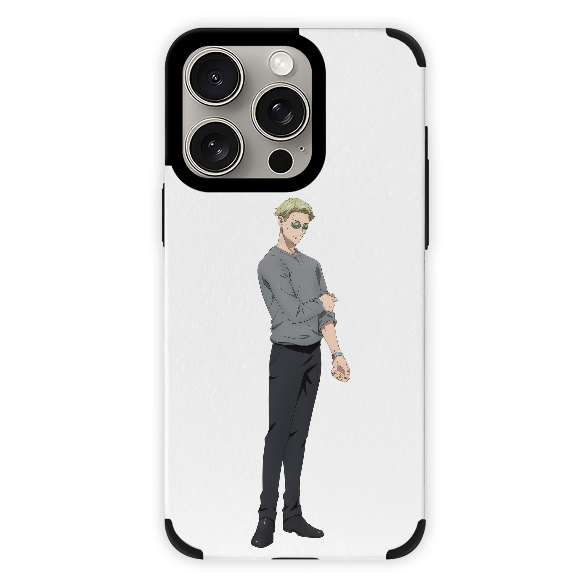 （画像用） 呪術廻戦 Jujutsu Kaisen 【iPhone15ProMax対応】 PUレザー スマホケース 耐衝撃＆黄変防止