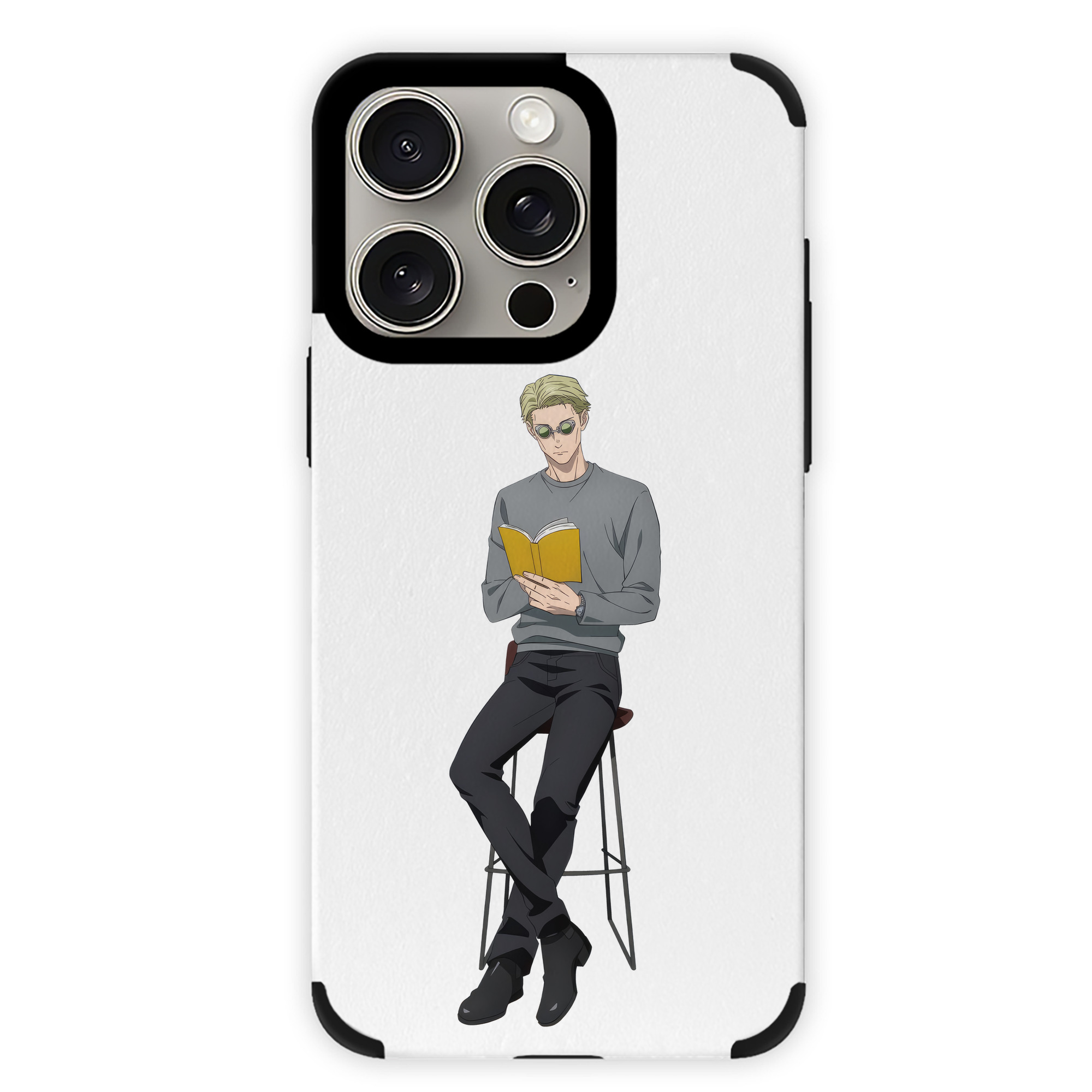 （画像用） 呪術廻戦 Jujutsu Kaisen 【iPhone15ProMax対応】 PUレザー スマホケース 耐衝撃＆黄変防止