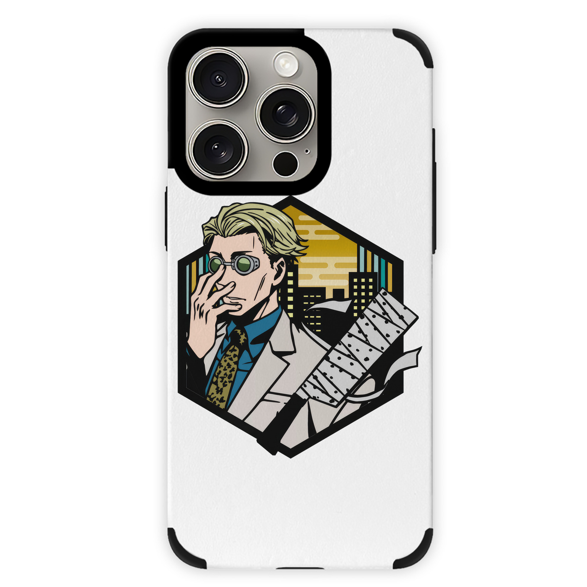 （画像用） 呪術廻戦 Jujutsu Kaisen 【iPhone15ProMax対応】 PUレザー スマホケース 耐衝撃＆黄変防止