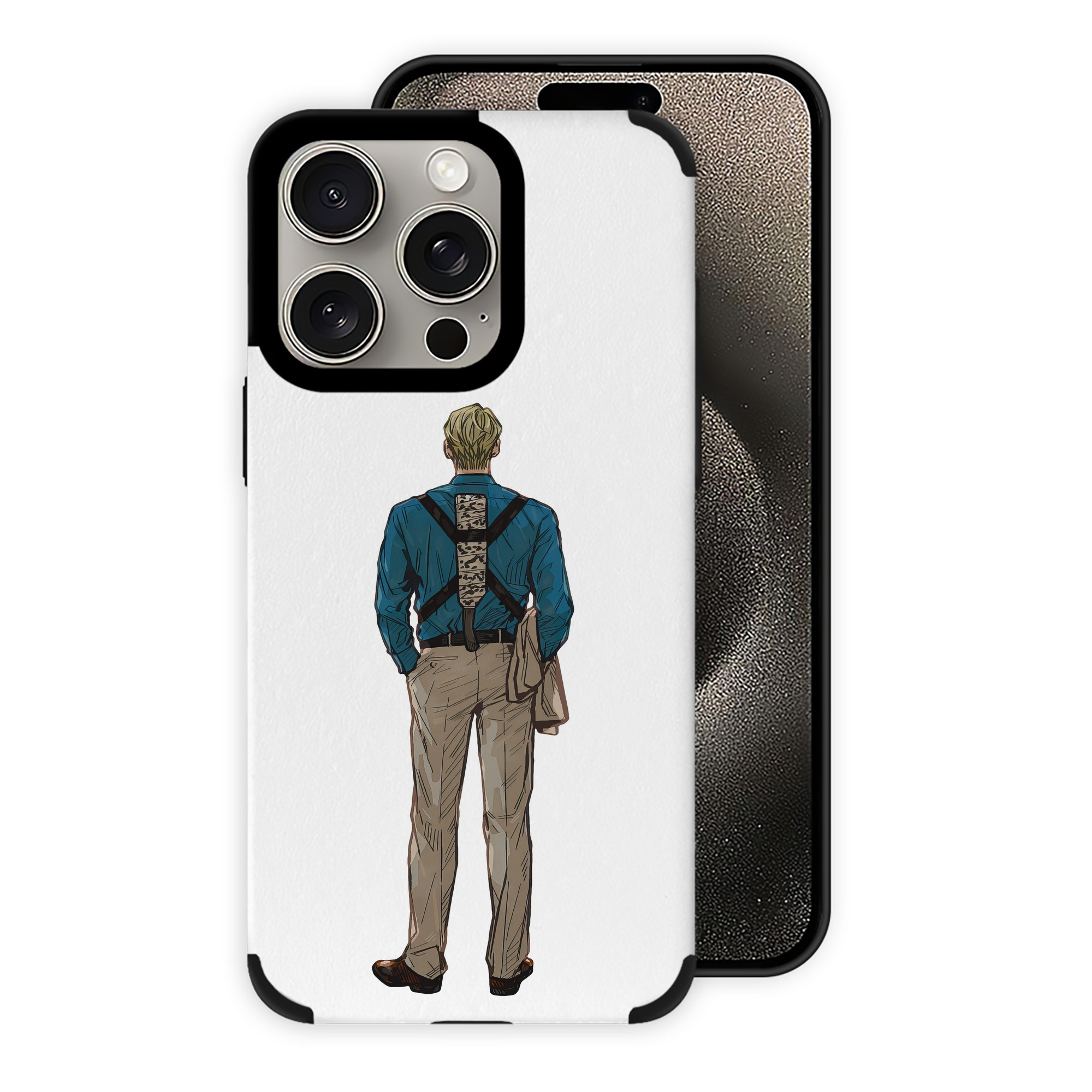 （画像用） 呪術廻戦 Jujutsu Kaisen 【iPhone15ProMax対応】 PUレザー スマホケース 耐衝撃＆黄変防止