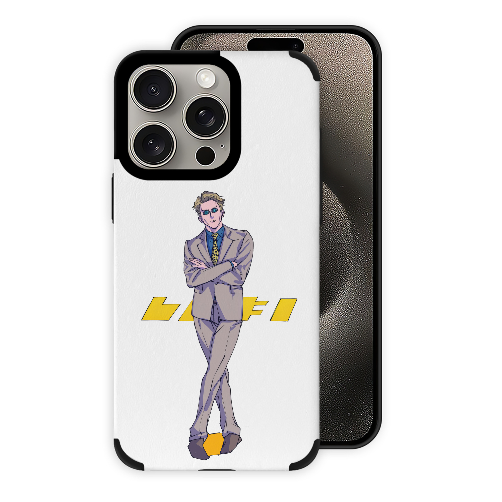 （画像用） 呪術廻戦 Jujutsu Kaisen 【iPhone15ProMax対応】 PUレザー スマホケース 耐衝撃＆黄変防止