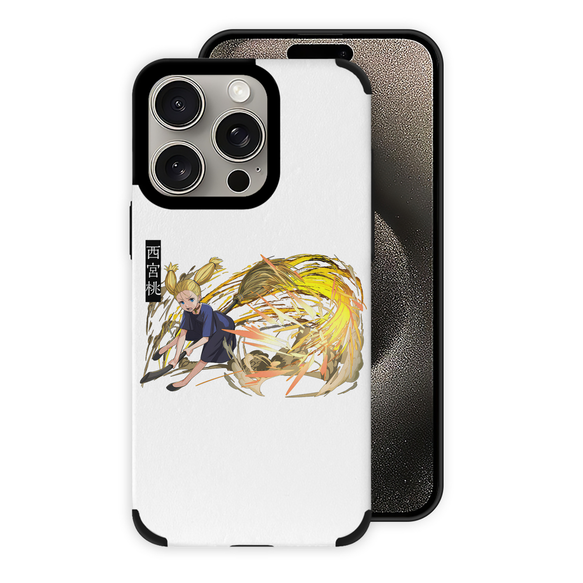 （画像用） 呪術廻戦 Jujutsu Kaisen 【iPhone15ProMax対応】 PUレザー スマホケース 耐衝撃＆黄変防止