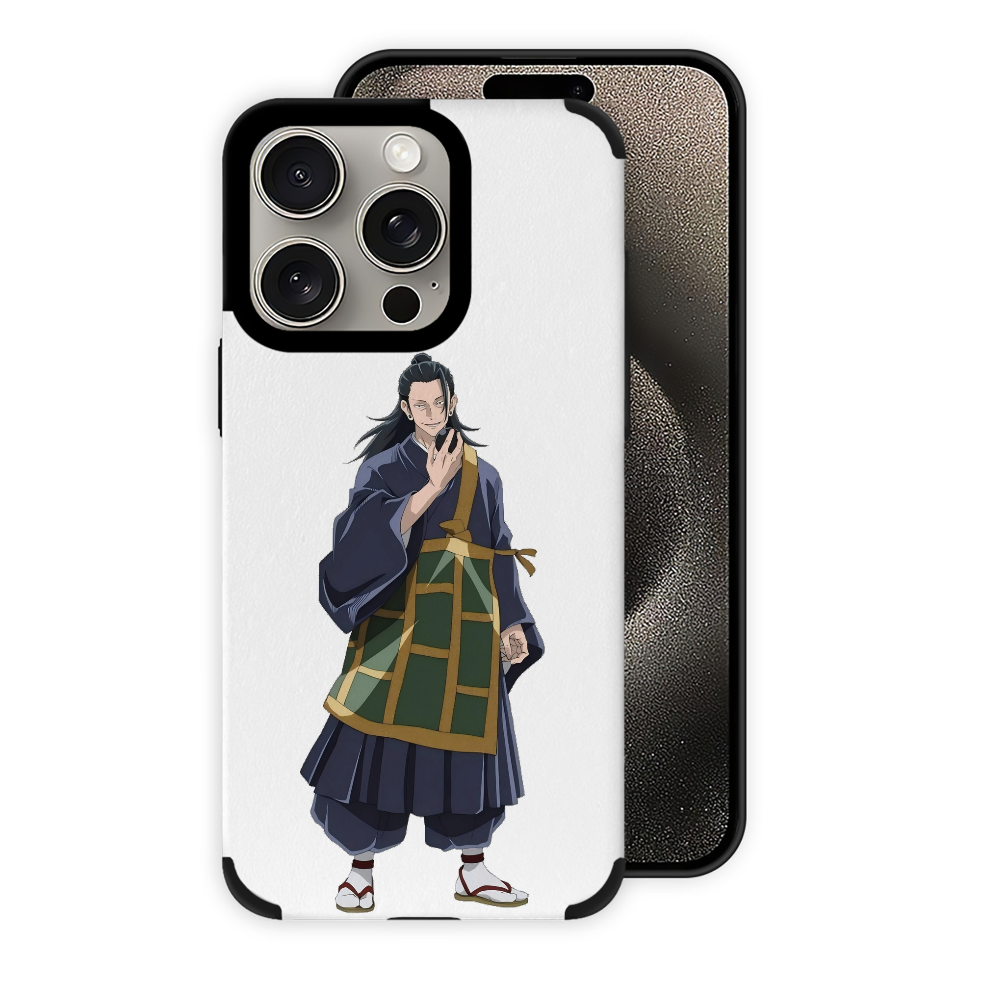 （画像用） 呪術廻戦 Jujutsu Kaisen 【iPhone15ProMax対応】 PUレザー スマホケース 耐衝撃＆黄変防止