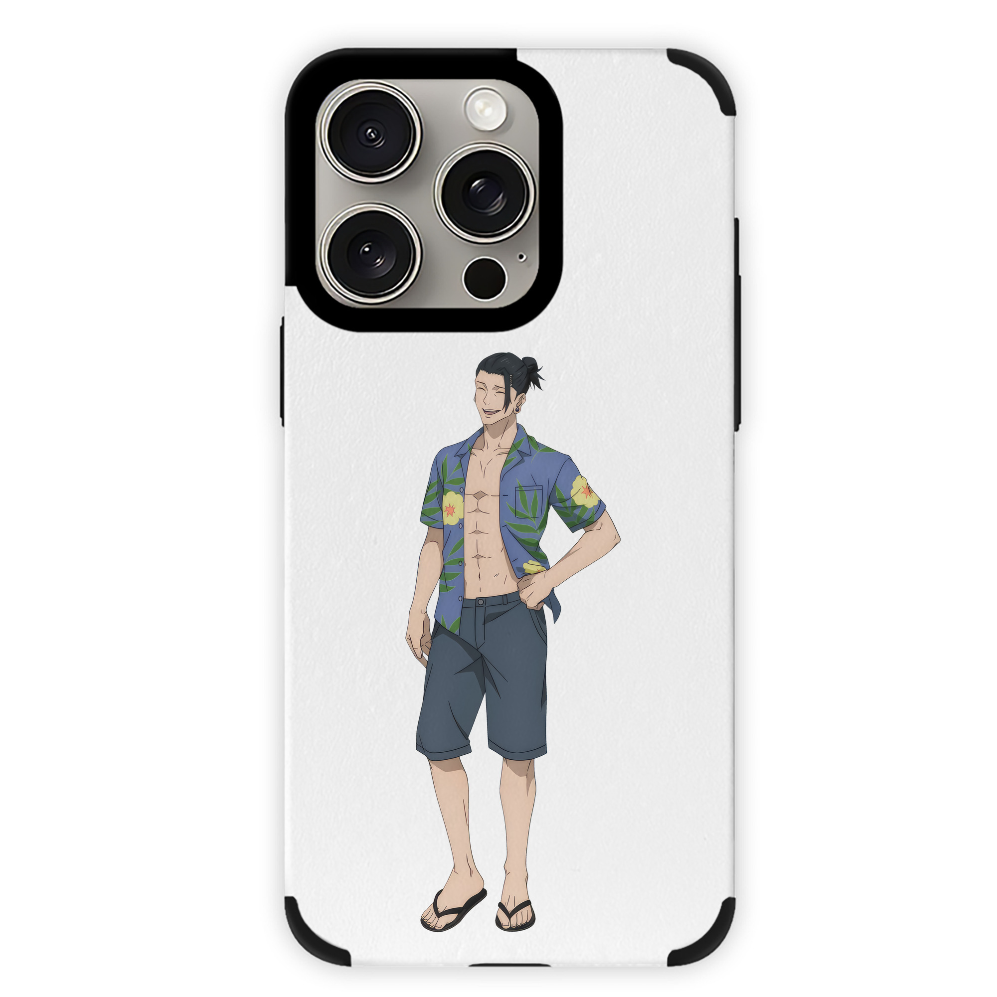 （画像用） 呪術廻戦 Jujutsu Kaisen 【iPhone15ProMax対応】 PUレザー スマホケース 耐衝撃＆黄変防止