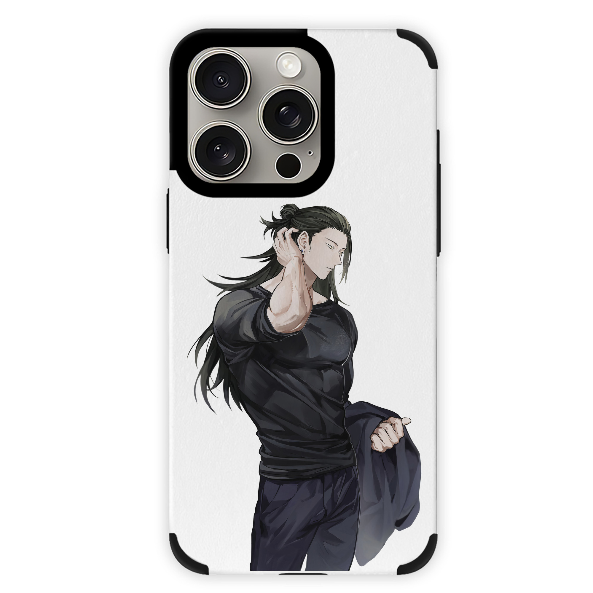（画像用） 呪術廻戦 Jujutsu Kaisen 【iPhone15ProMax対応】 PUレザー スマホケース 耐衝撃＆黄変防止