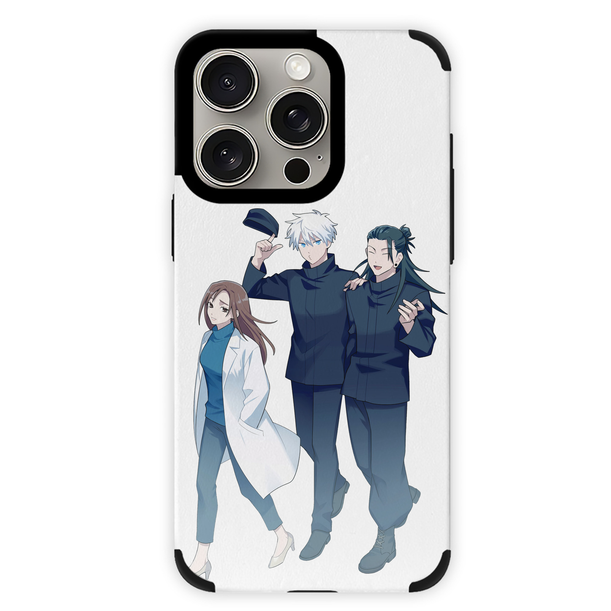 （画像用） 呪術廻戦 Jujutsu Kaisen 【iPhone15ProMax対応】 PUレザー スマホケース 耐衝撃＆黄変防止