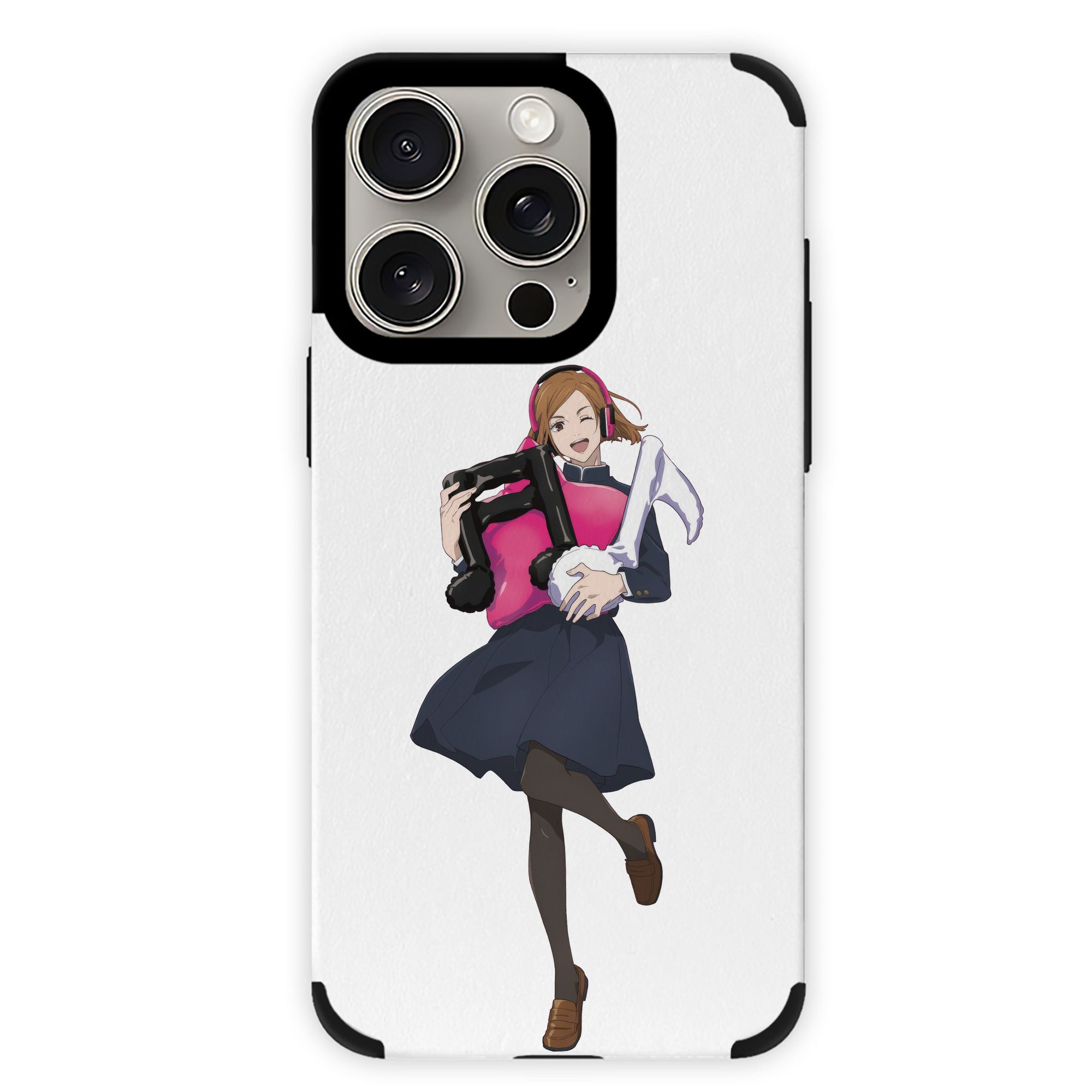 （画像用） 呪術廻戦 Jujutsu Kaisen 【iPhone15ProMax対応】 PUレザー スマホケース 耐衝撃＆黄変防止