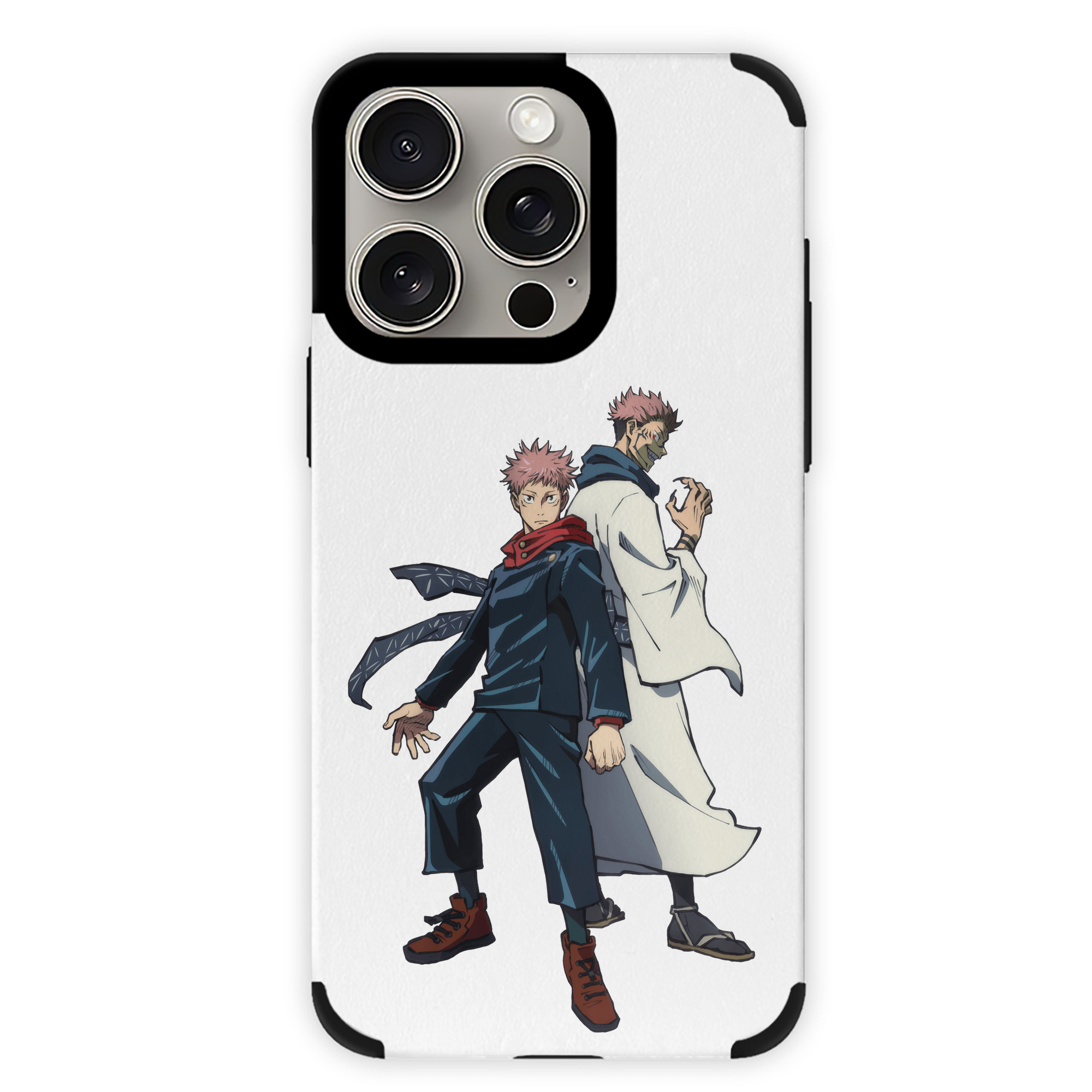 （画像用） 呪術廻戦 Jujutsu Kaisen 【iPhone15ProMax対応】 PUレザー スマホケース 耐衝撃＆黄変防止
