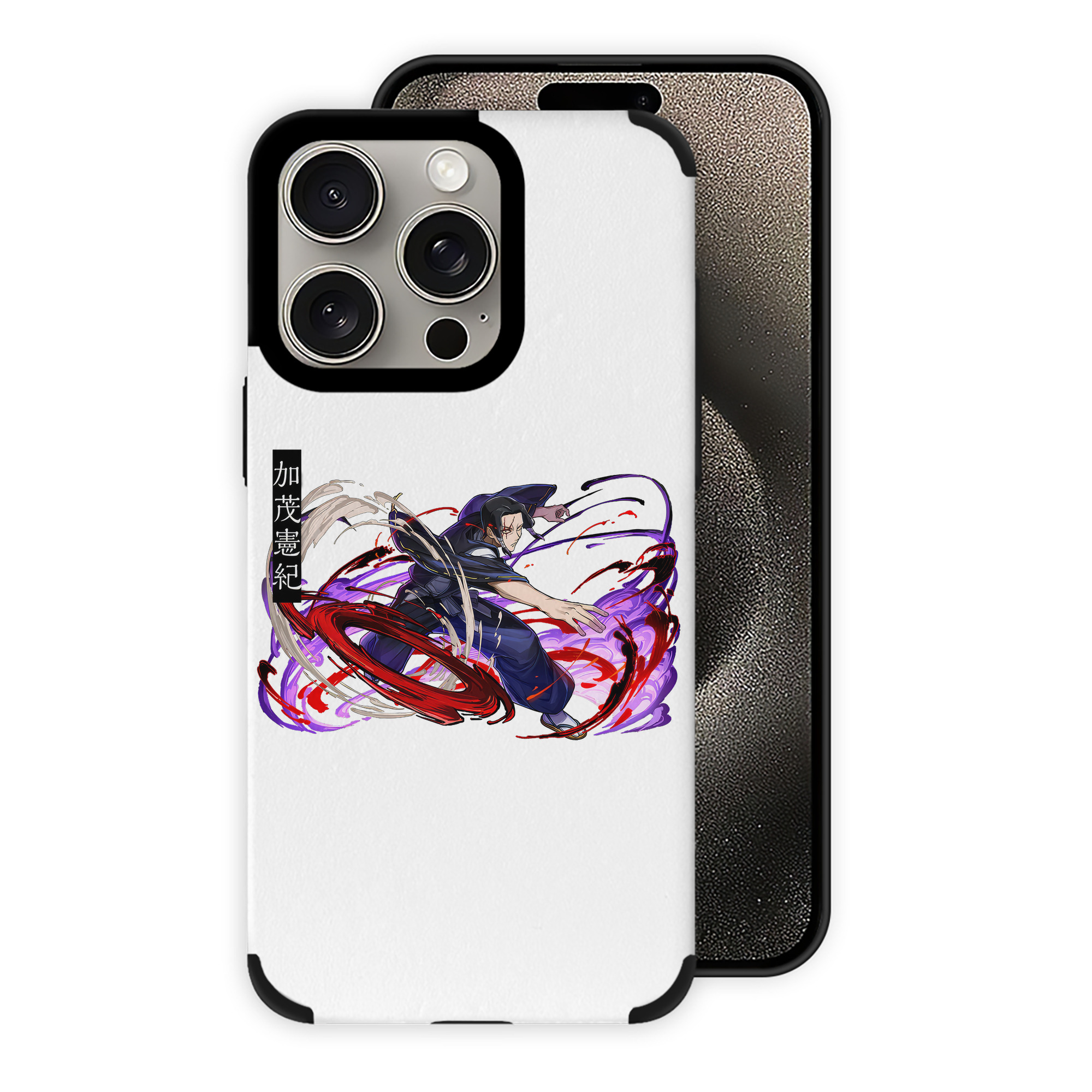 （画像用） 呪術廻戦 Jujutsu Kaisen 【iPhone15ProMax対応】 PUレザー スマホケース 耐衝撃＆黄変防止