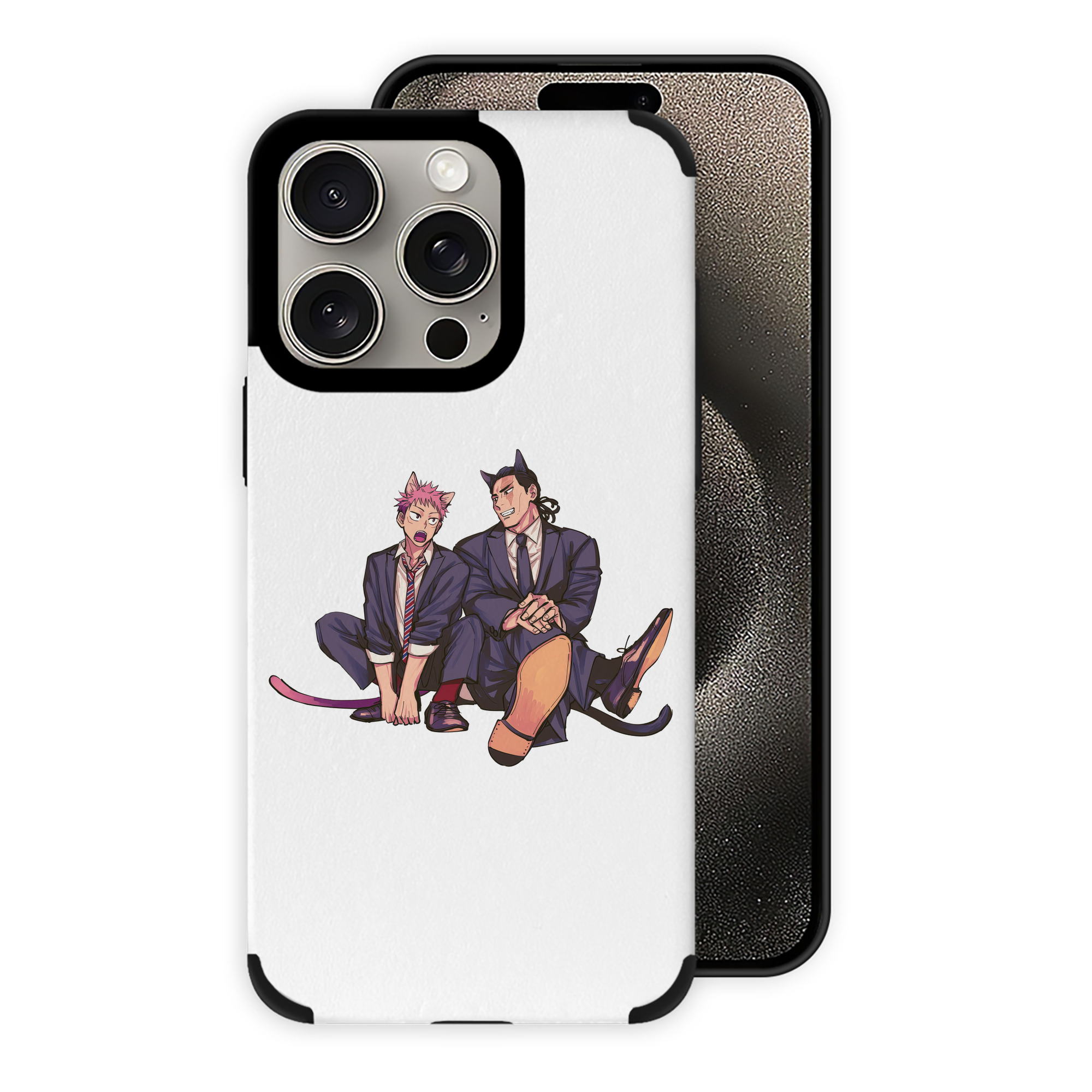 （画像用） 呪術廻戦 Jujutsu Kaisen 【iPhone15ProMax対応】 PUレザー スマホケース 耐衝撃＆黄変防止