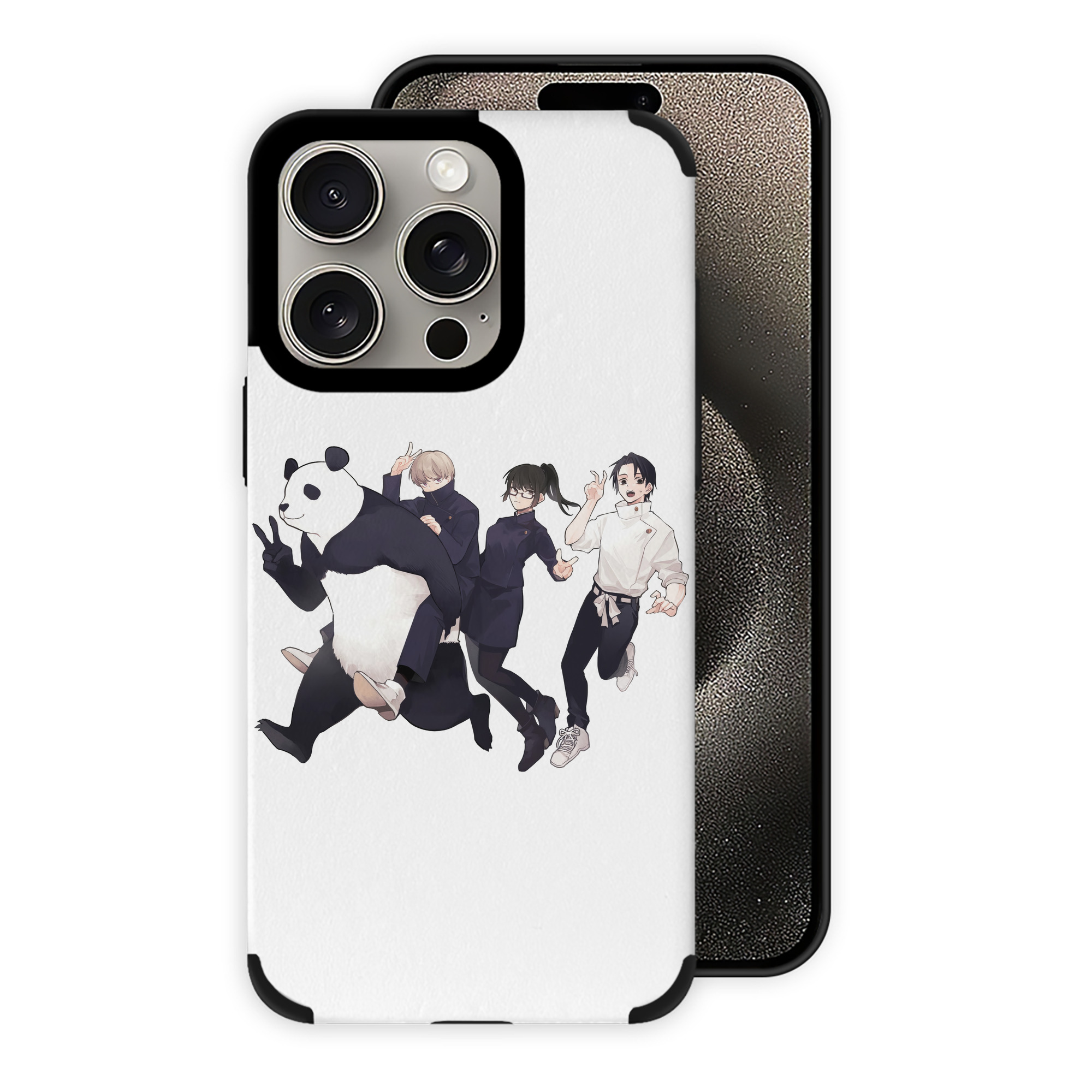 （画像用） 呪術廻戦 Jujutsu Kaisen 【iPhone15ProMax対応】 PUレザー スマホケース 耐衝撃＆黄変防止