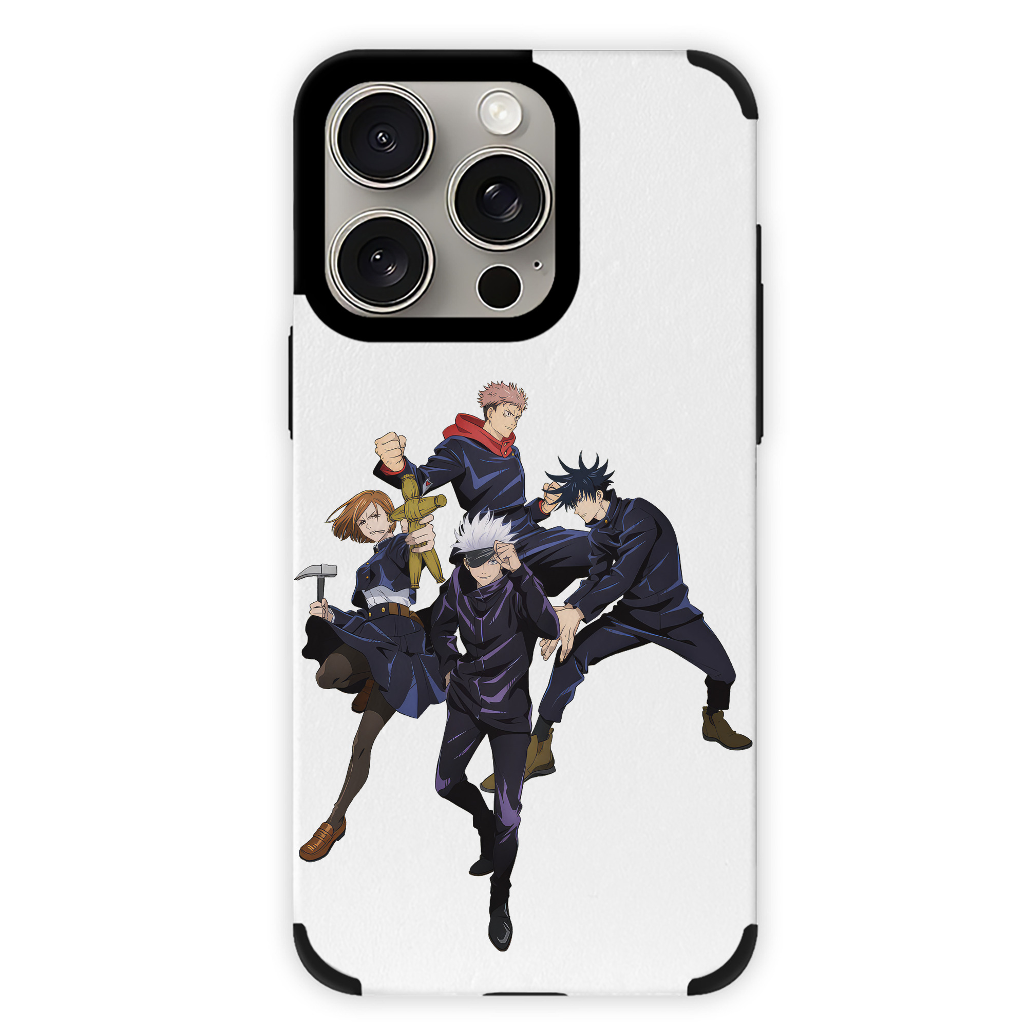 （画像用） 呪術廻戦 Jujutsu Kaisen 【iPhone15ProMax対応】 PUレザー スマホケース 耐衝撃＆黄変防止
