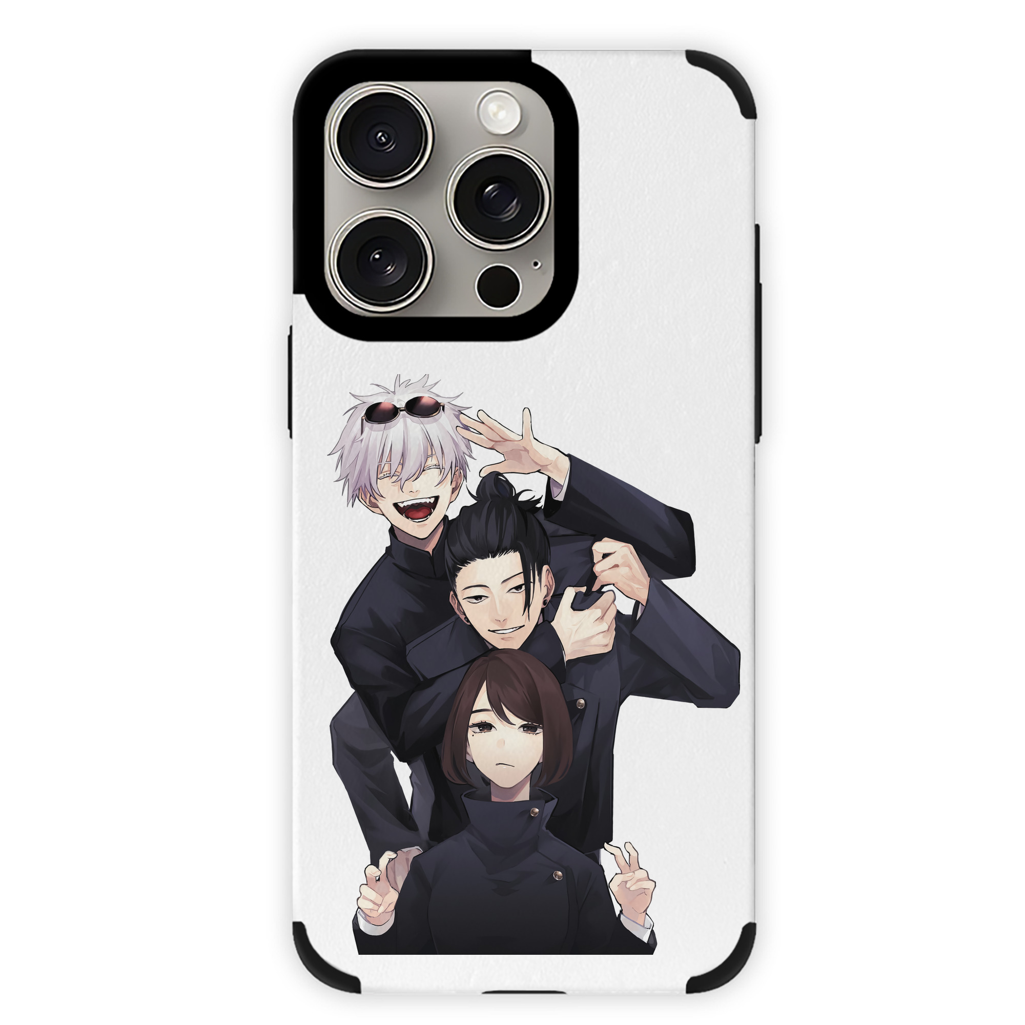 （画像用） 呪術廻戦 Jujutsu Kaisen 【iPhone15ProMax対応】 PUレザー スマホケース 耐衝撃＆黄変防止