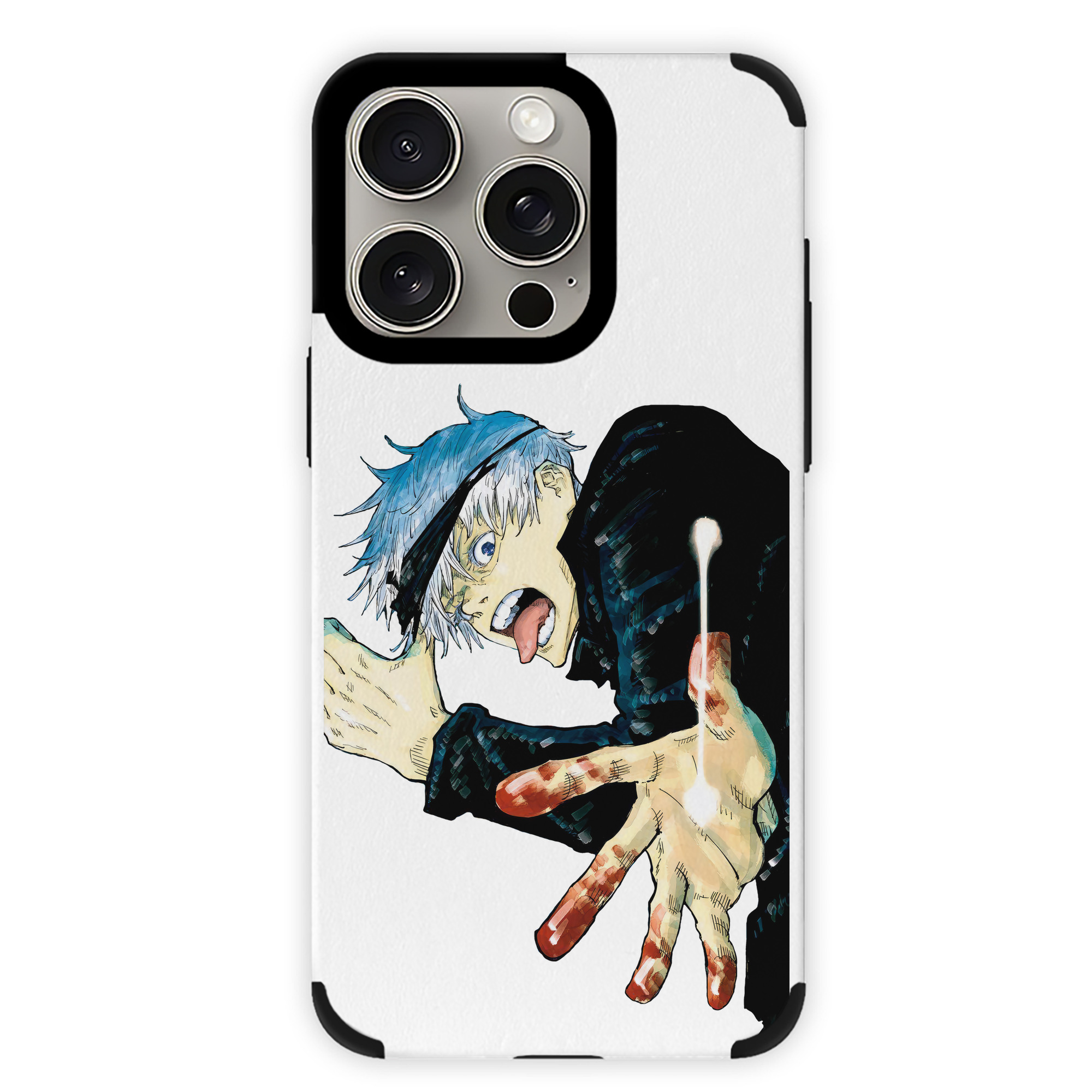 （画像用） 呪術廻戦 Jujutsu Kaisen 【iPhone15ProMax対応】 PUレザー スマホケース 耐衝撃＆黄変防止