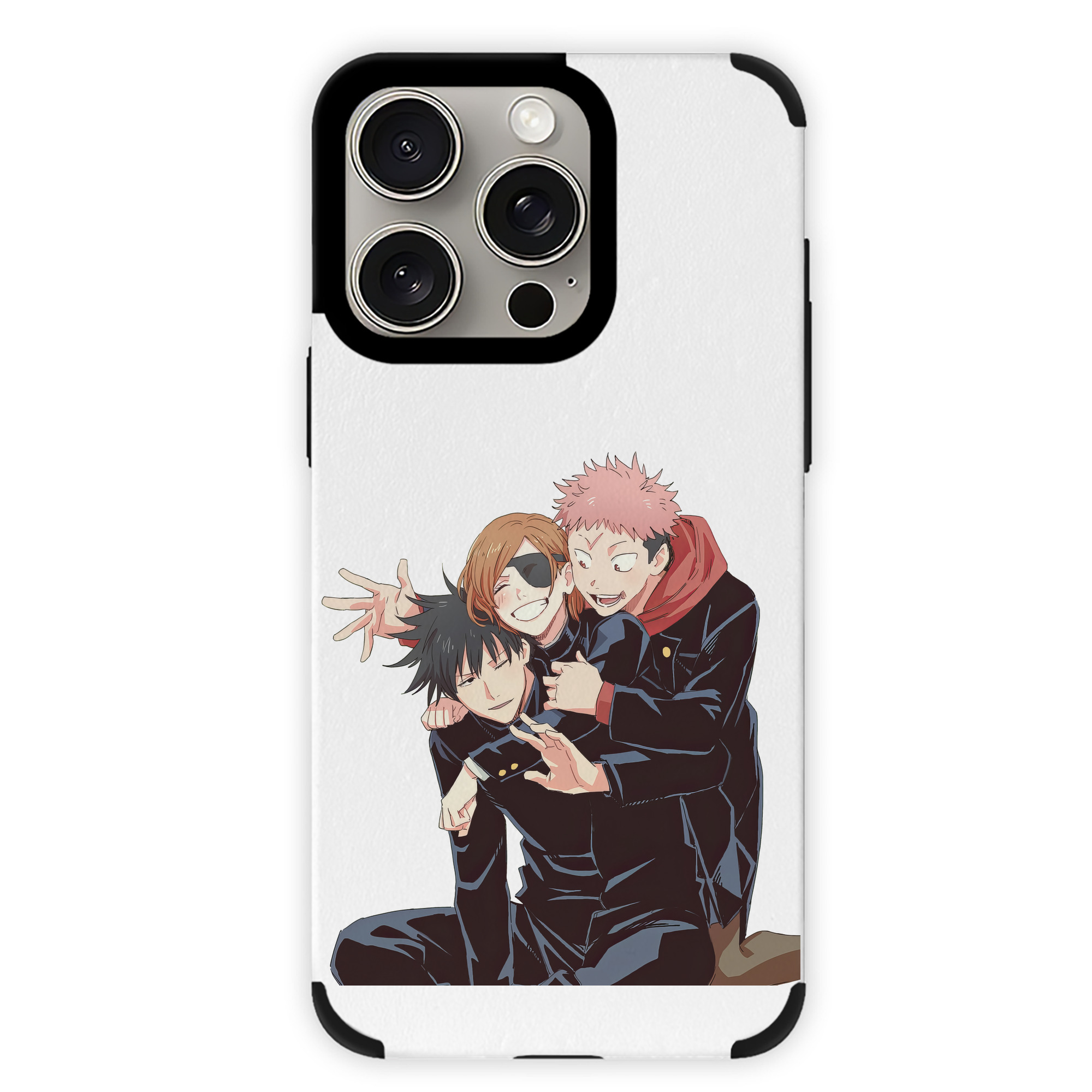 （画像用） 呪術廻戦 Jujutsu Kaisen 【iPhone15ProMax対応】 PUレザー スマホケース 耐衝撃＆黄変防止