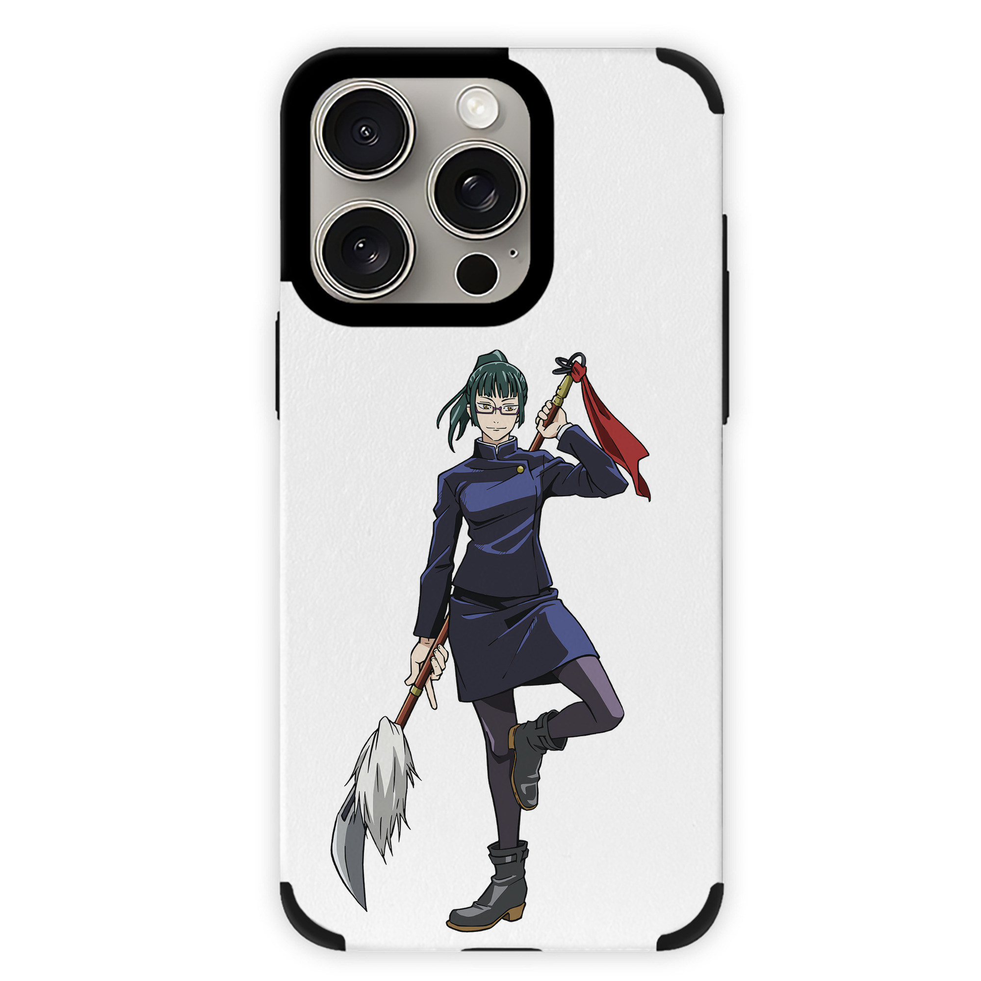 （画像用） 呪術廻戦 Jujutsu Kaisen 【iPhone15ProMax対応】 PUレザー スマホケース 耐衝撃＆黄変防止