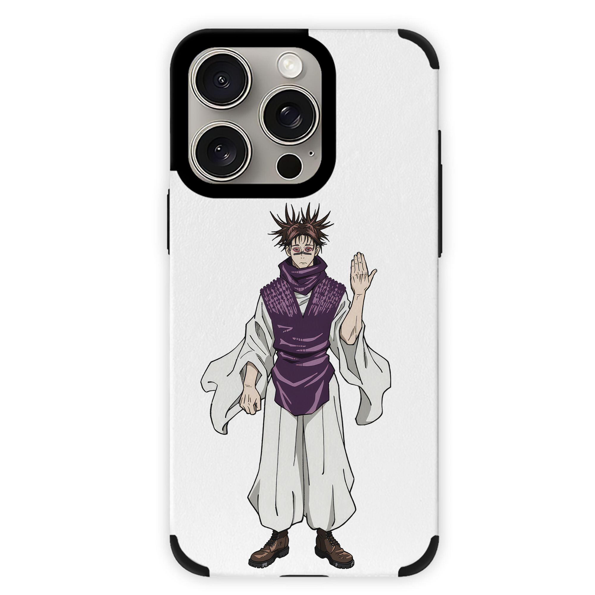 （画像用） 呪術廻戦 Jujutsu Kaisen 【iPhone15ProMax対応】 PUレザー スマホケース 耐衝撃＆黄変防止