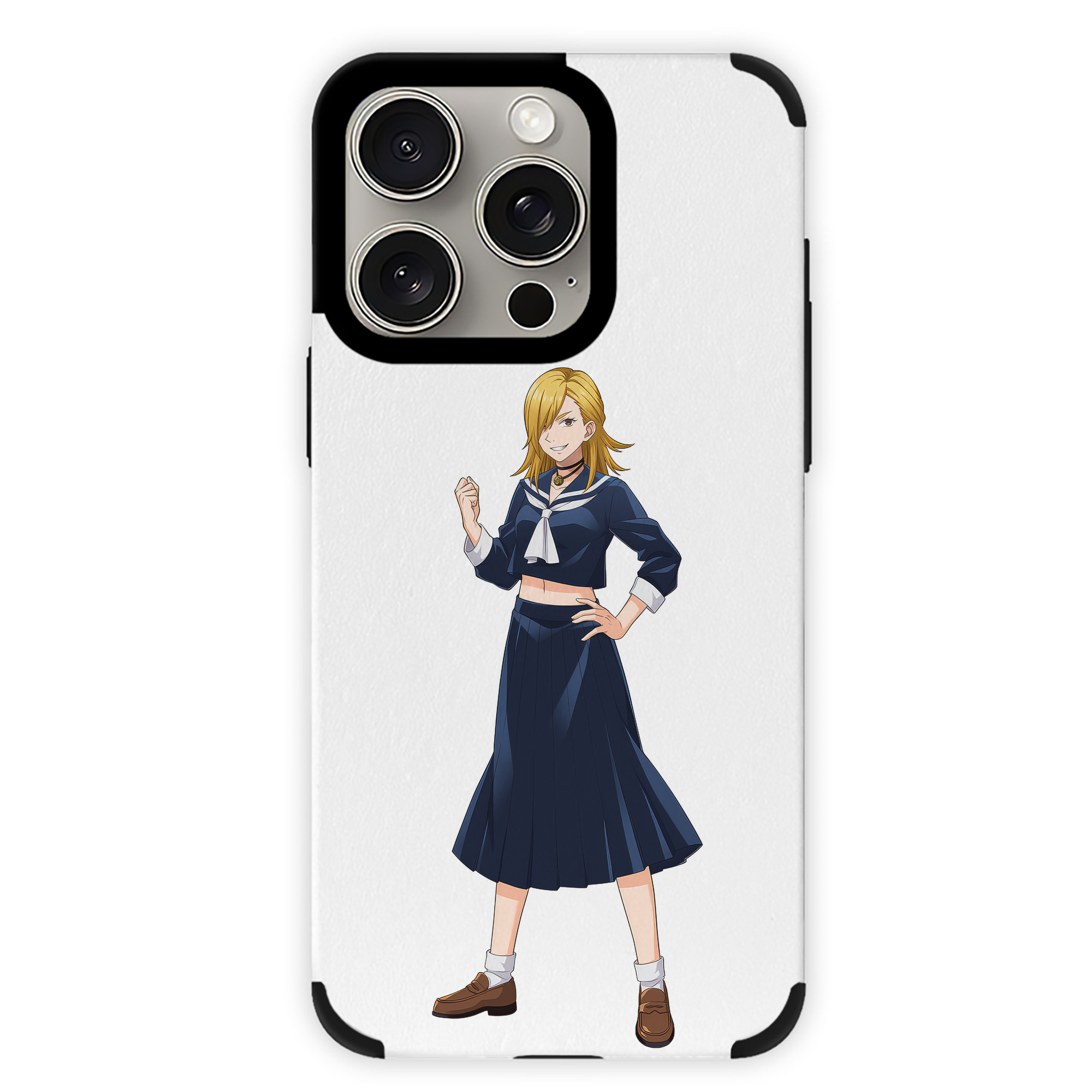 （画像用） 呪術廻戦 Jujutsu Kaisen 【iPhone15ProMax対応】 PUレザー スマホケース 耐衝撃＆黄変防止