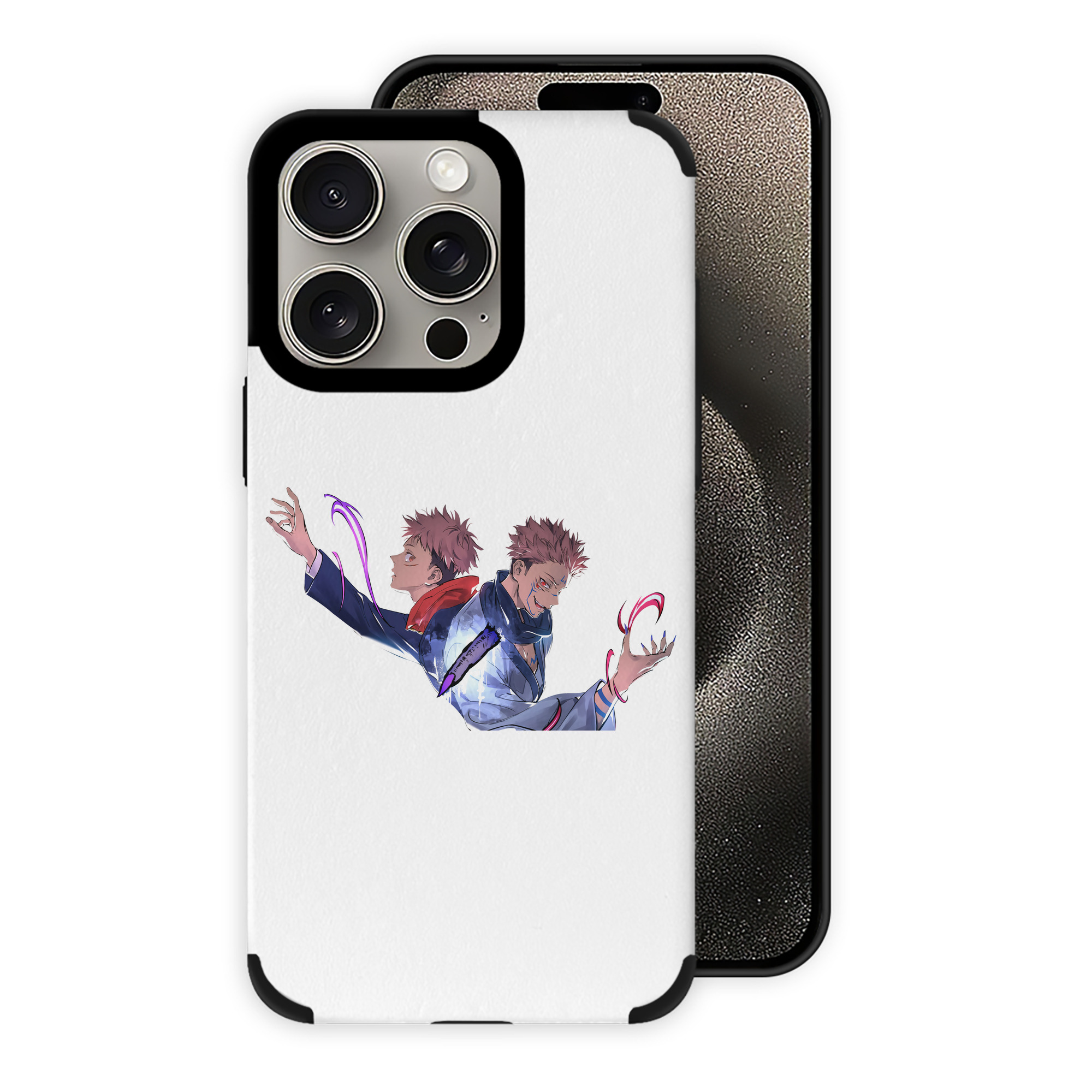 （画像用） 呪術廻戦 Jujutsu Kaisen 【iPhone15ProMax対応】 PUレザー スマホケース 耐衝撃＆黄変防止