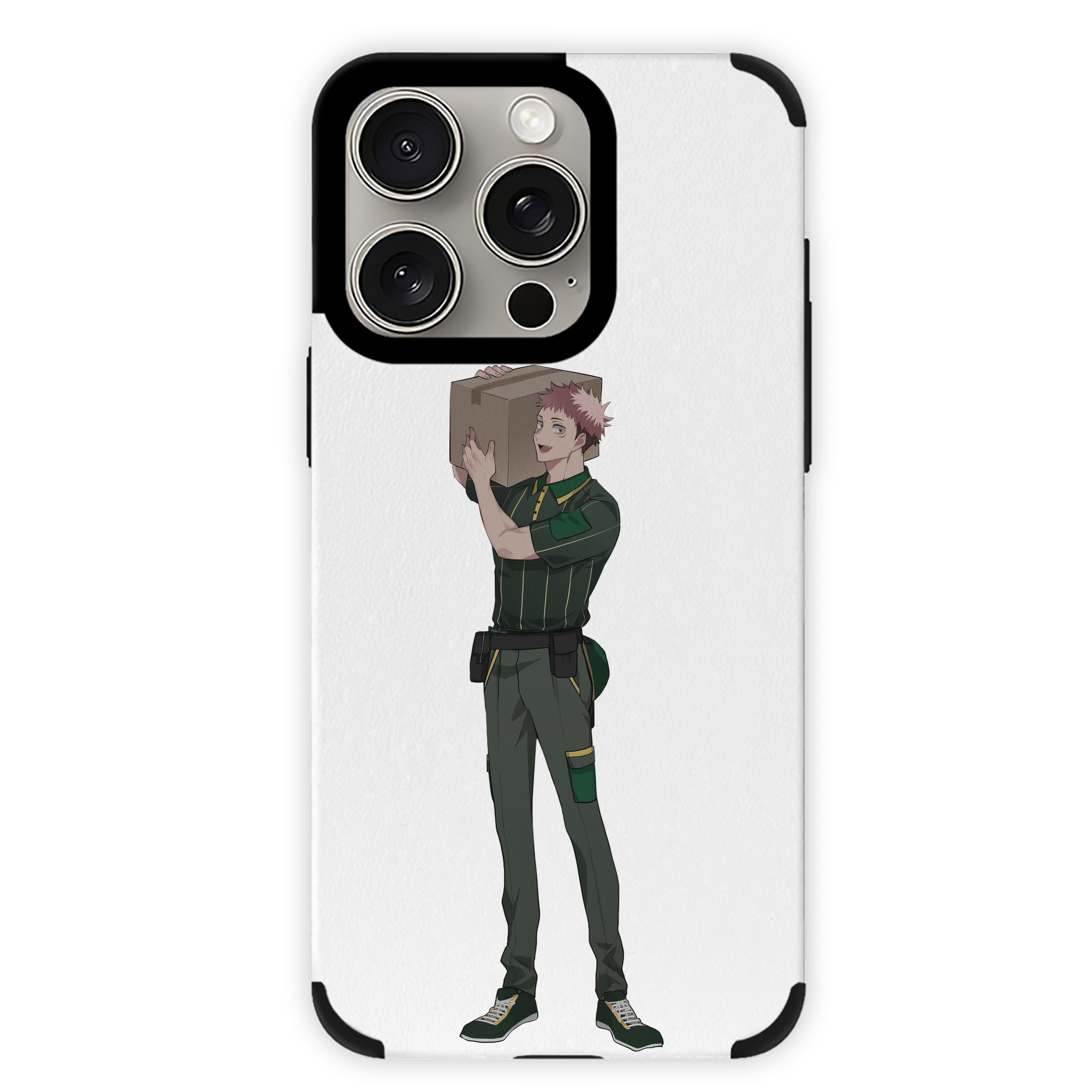 （画像用） 呪術廻戦 Jujutsu Kaisen 【iPhone15ProMax対応】 PUレザー スマホケース 耐衝撃＆黄変防止
