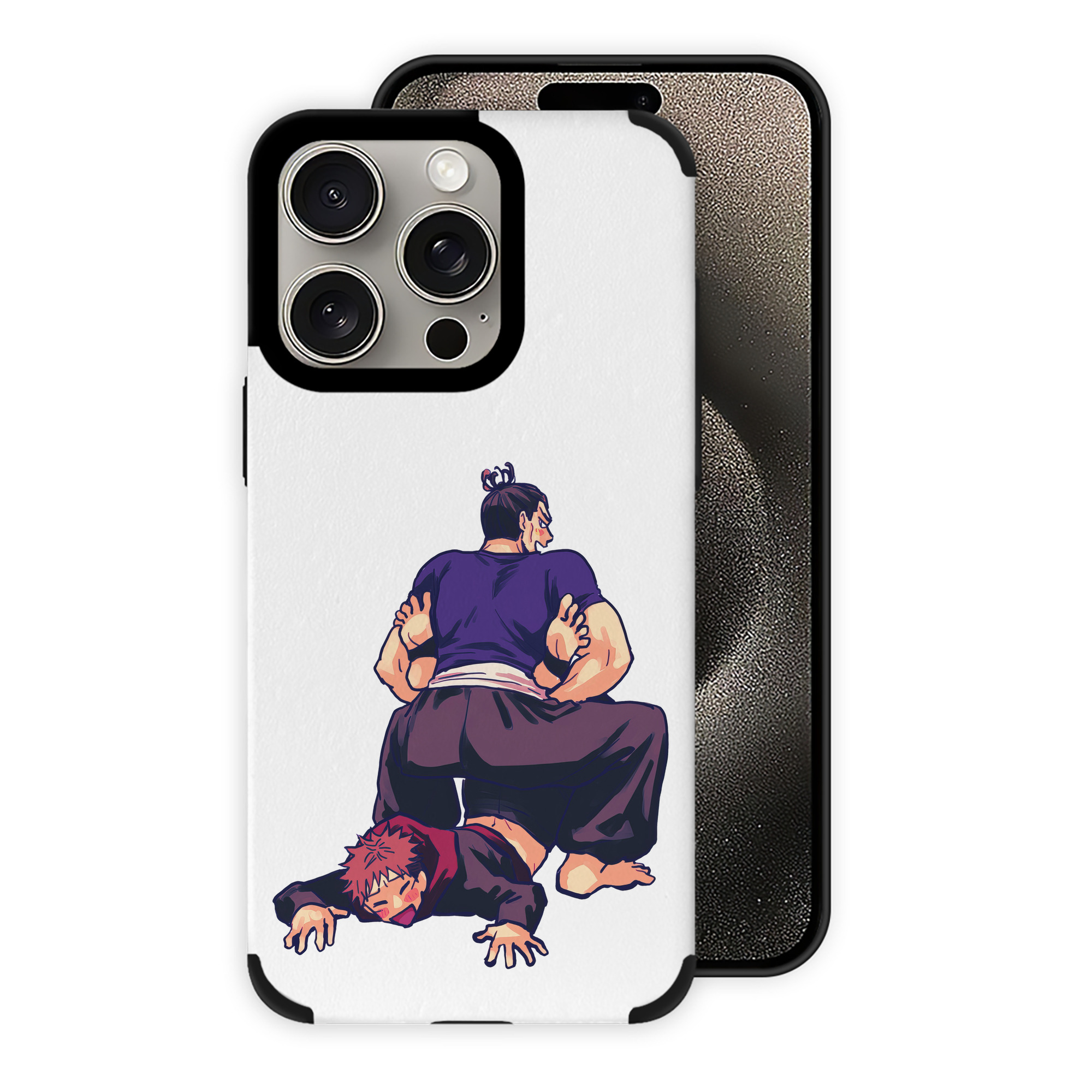 （画像用） 呪術廻戦 Jujutsu Kaisen 【iPhone15ProMax対応】 PUレザー スマホケース 耐衝撃＆黄変防止