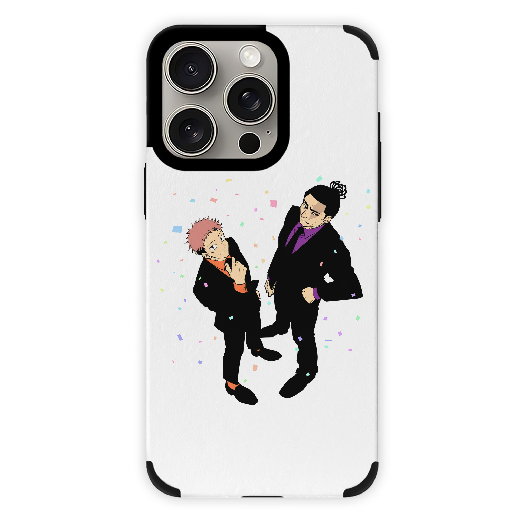 （画像用） 呪術廻戦 Jujutsu Kaisen 【iPhone15ProMax対応】 PUレザー スマホケース 耐衝撃＆黄変防止