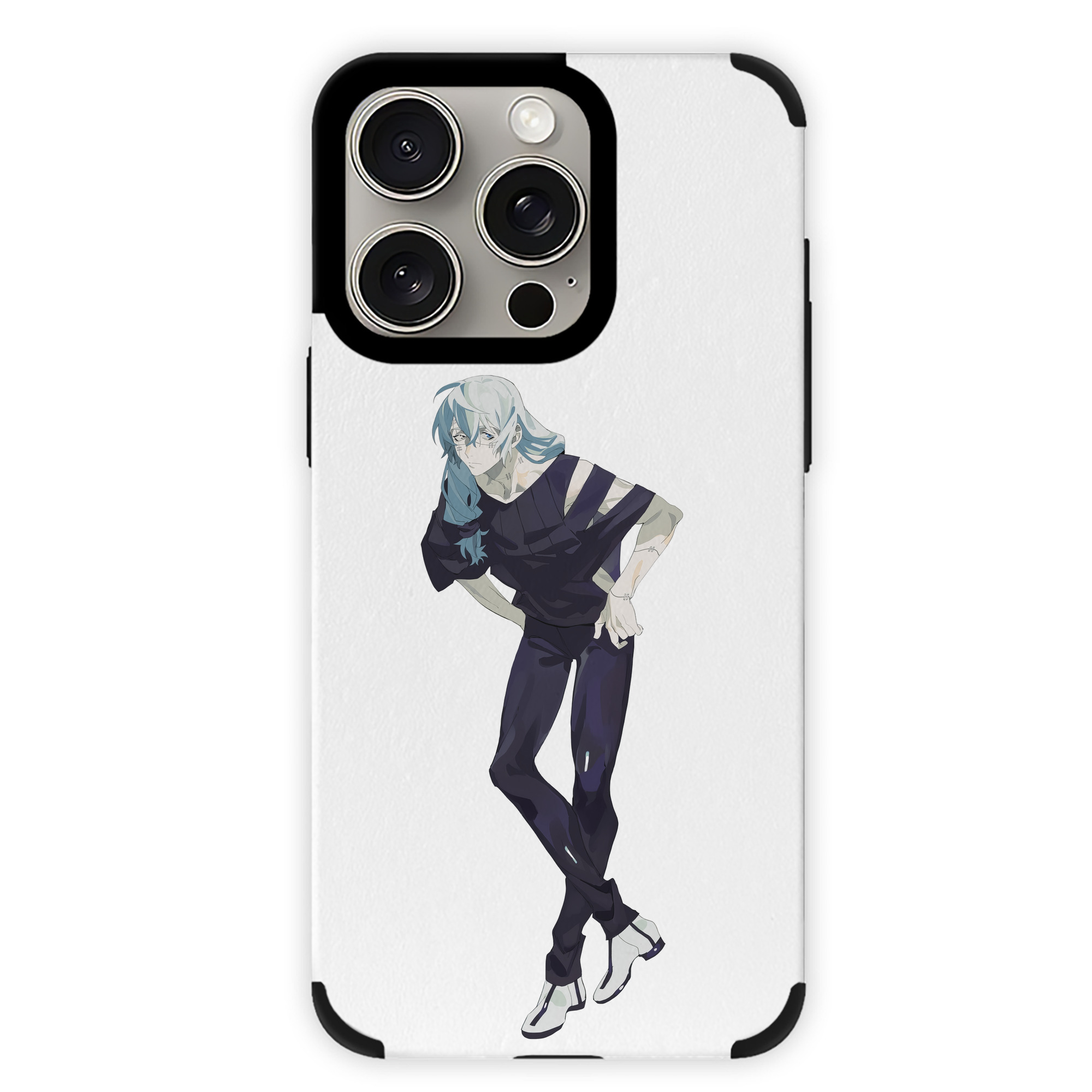 （画像用） 呪術廻戦 Jujutsu Kaisen 【iPhone15ProMax対応】 PUレザー スマホケース 耐衝撃＆黄変防止