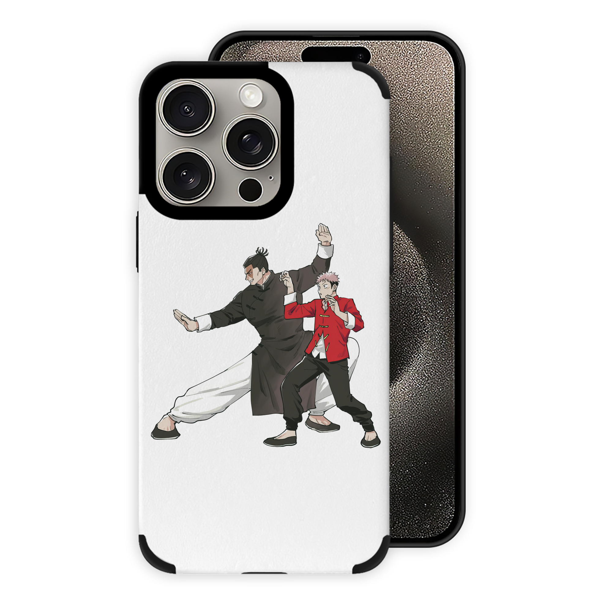 （画像用） 呪術廻戦 Jujutsu Kaisen 【iPhone15ProMax対応】 PUレザー スマホケース 耐衝撃＆黄変防止