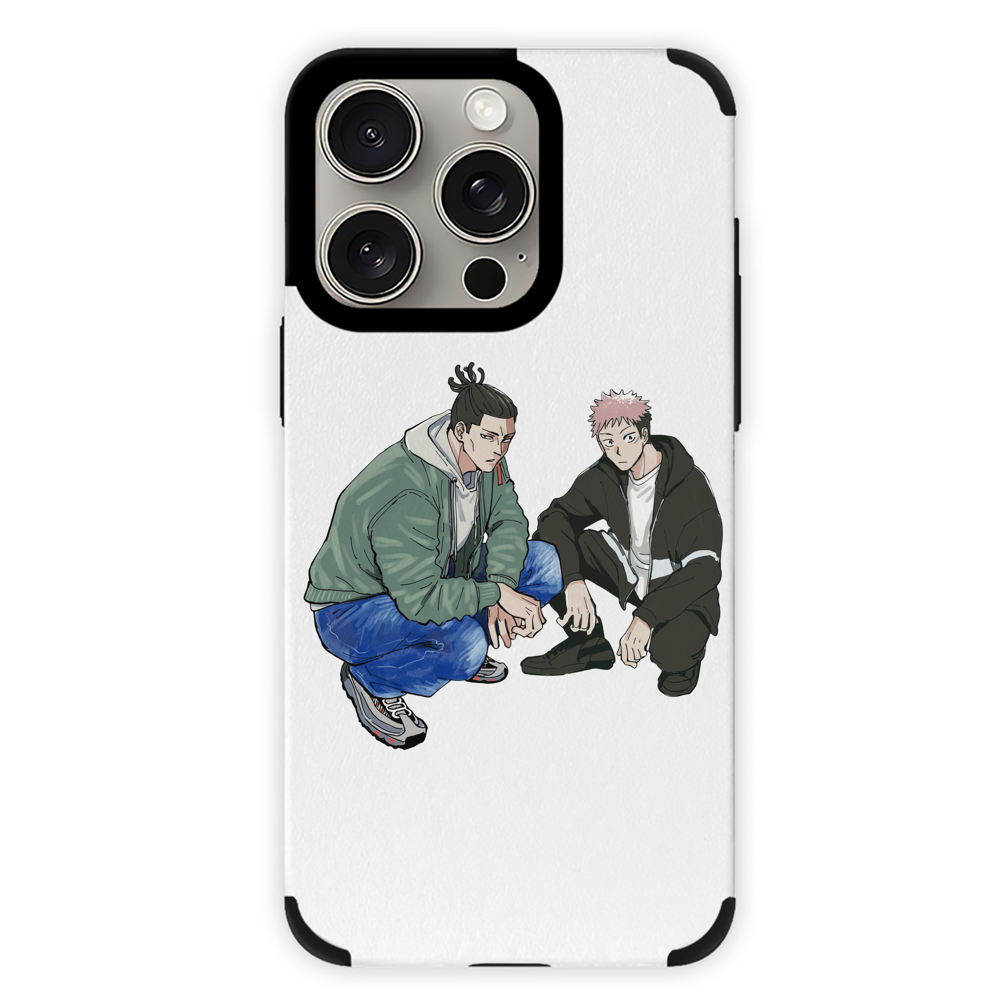 （画像用） 呪術廻戦 Jujutsu Kaisen 【iPhone15ProMax対応】 PUレザー スマホケース 耐衝撃＆黄変防止