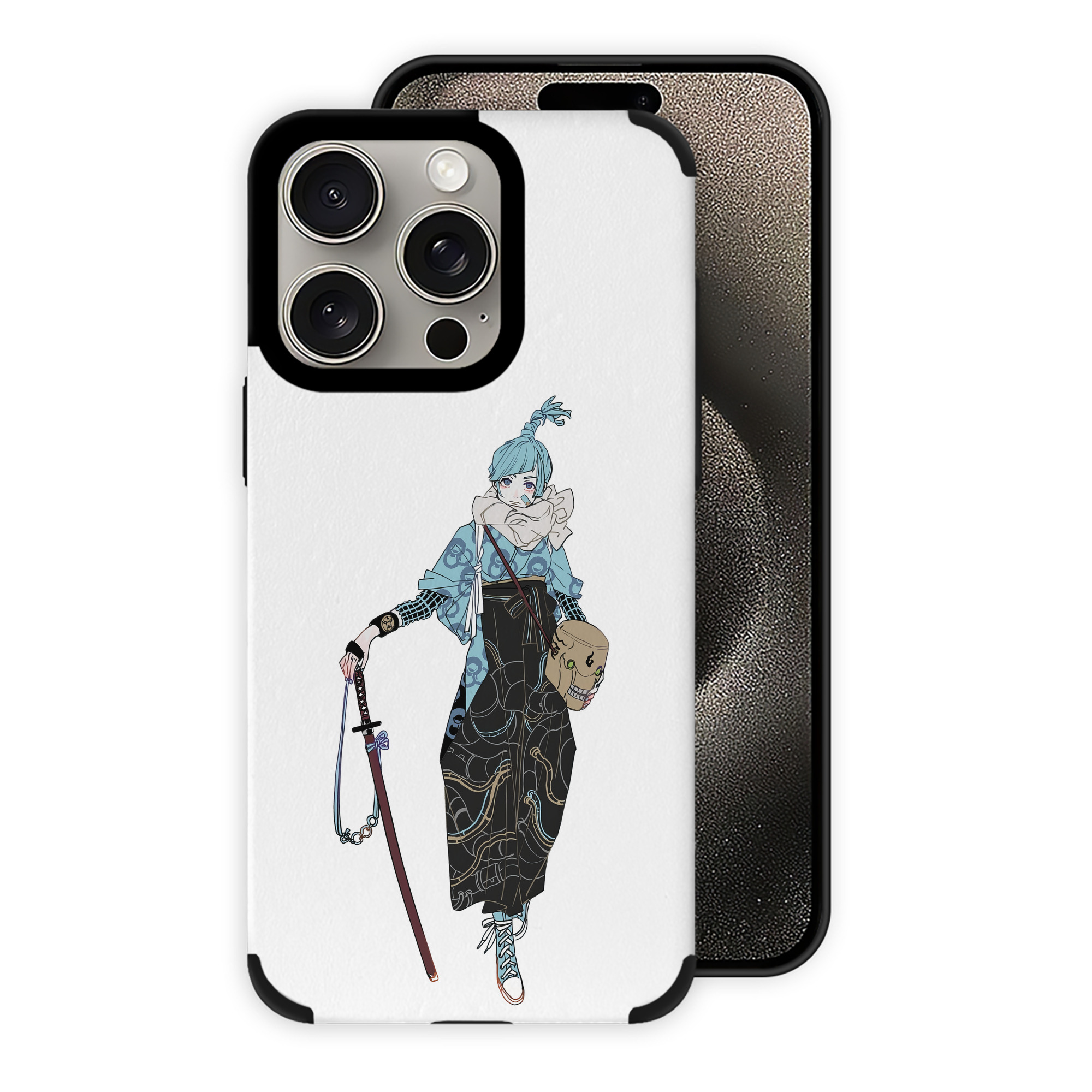 （画像用） 呪術廻戦 Jujutsu Kaisen 【iPhone15ProMax対応】 PUレザー スマホケース 耐衝撃＆黄変防止