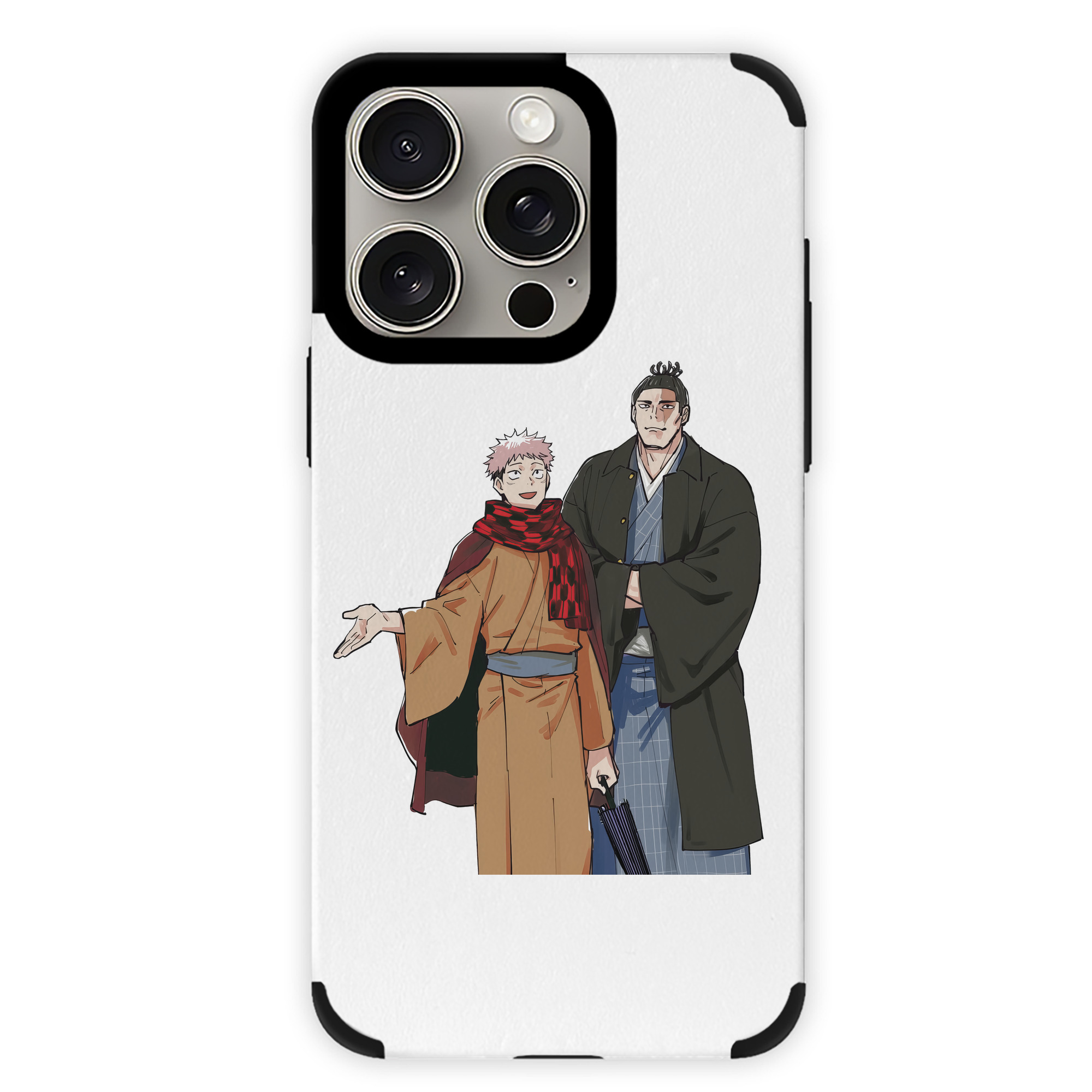 （画像用） 呪術廻戦 Jujutsu Kaisen 【iPhone15ProMax対応】 PUレザー スマホケース 耐衝撃＆黄変防止