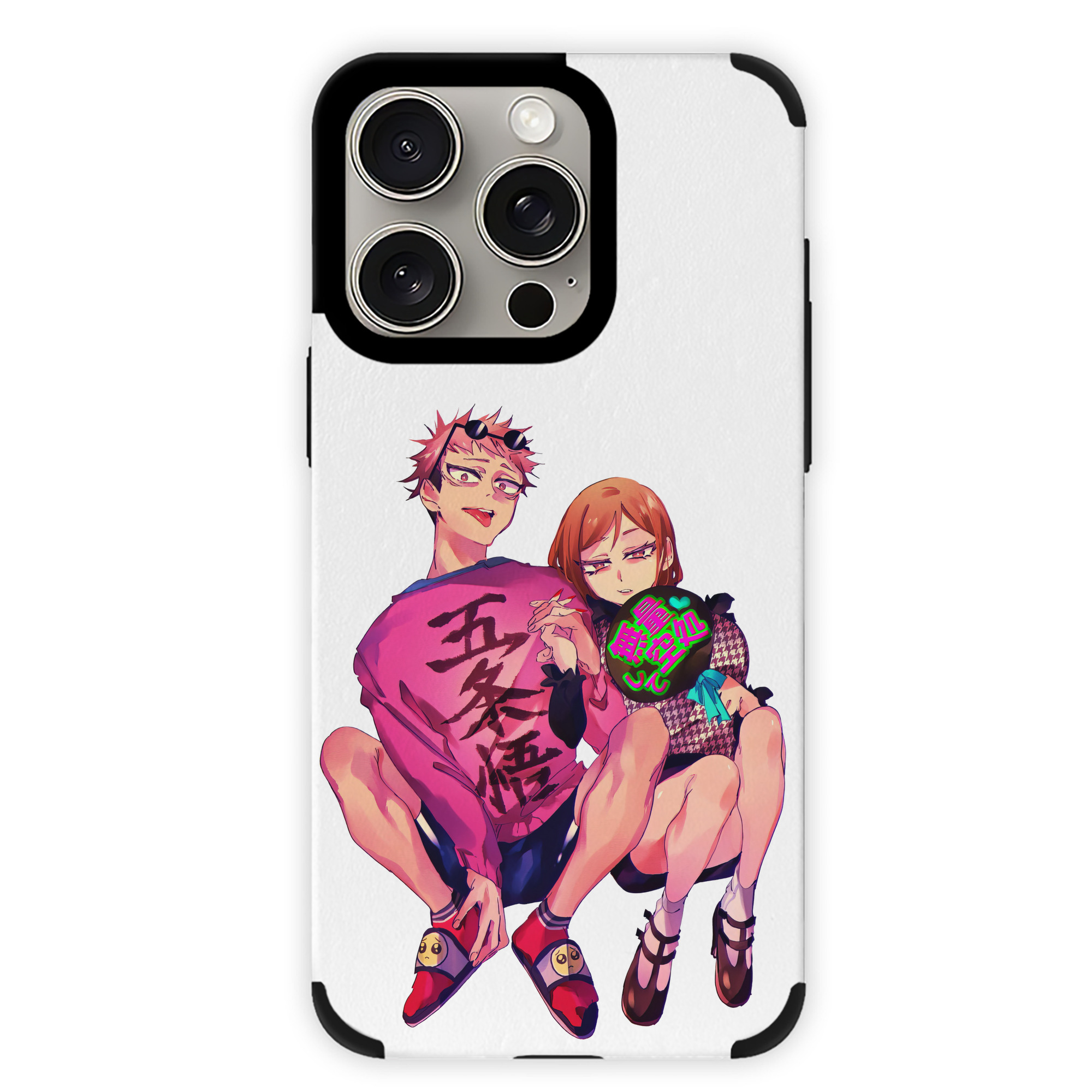 （画像用） 呪術廻戦 Jujutsu Kaisen 【iPhone15ProMax対応】 PUレザー スマホケース 耐衝撃＆黄変防止