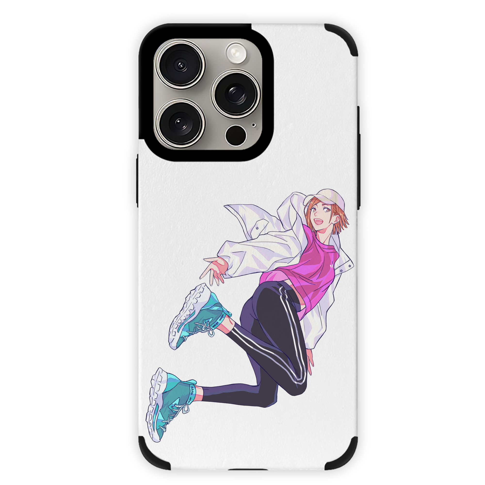 （画像用） 呪術廻戦 Jujutsu Kaisen 【iPhone15ProMax対応】 PUレザー スマホケース 耐衝撃＆黄変防止