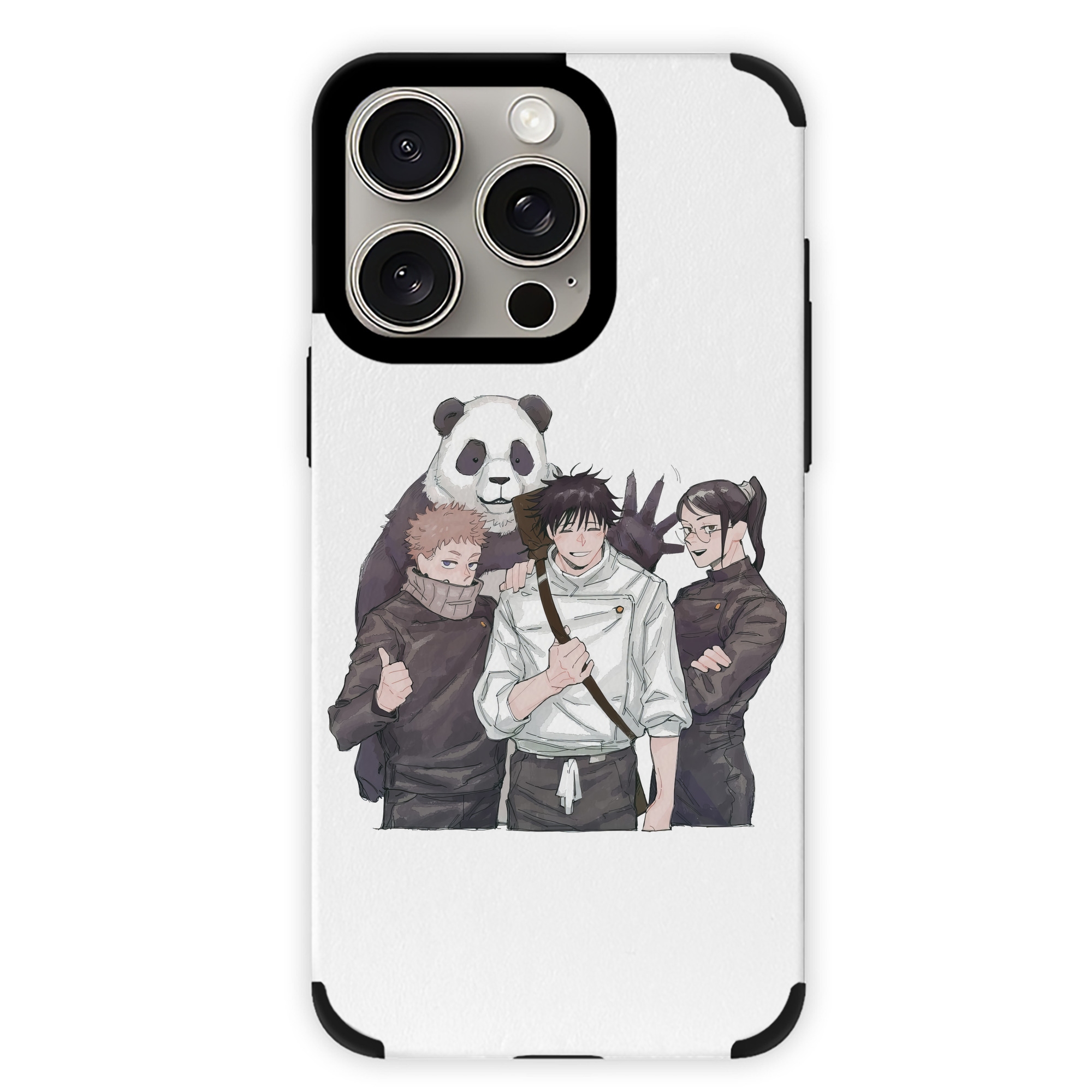 （画像用） 呪術廻戦 Jujutsu Kaisen 【iPhone15ProMax対応】 PUレザー スマホケース 耐衝撃＆黄変防止