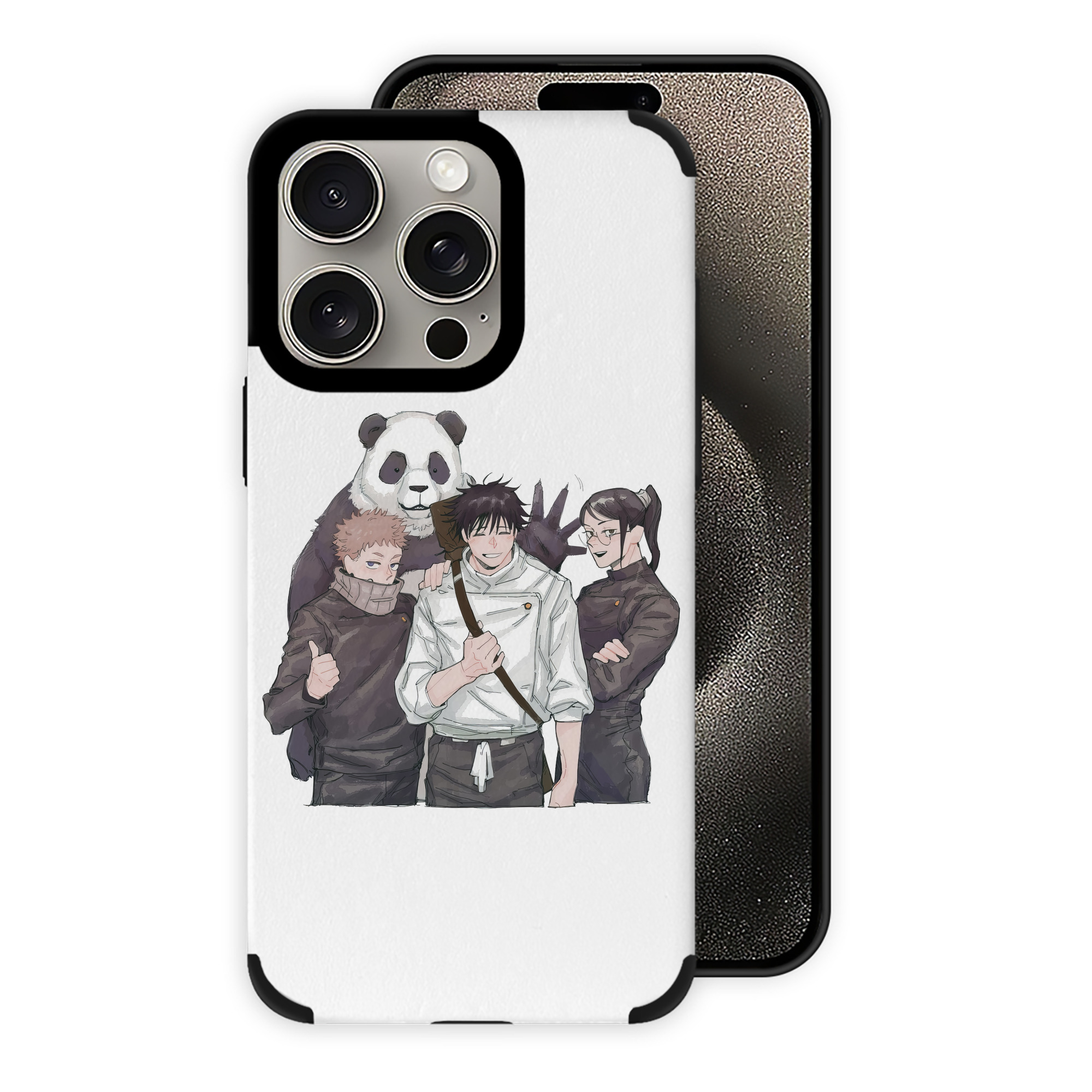 （画像用） 呪術廻戦 Jujutsu Kaisen 【iPhone15ProMax対応】 PUレザー スマホケース 耐衝撃＆黄変防止