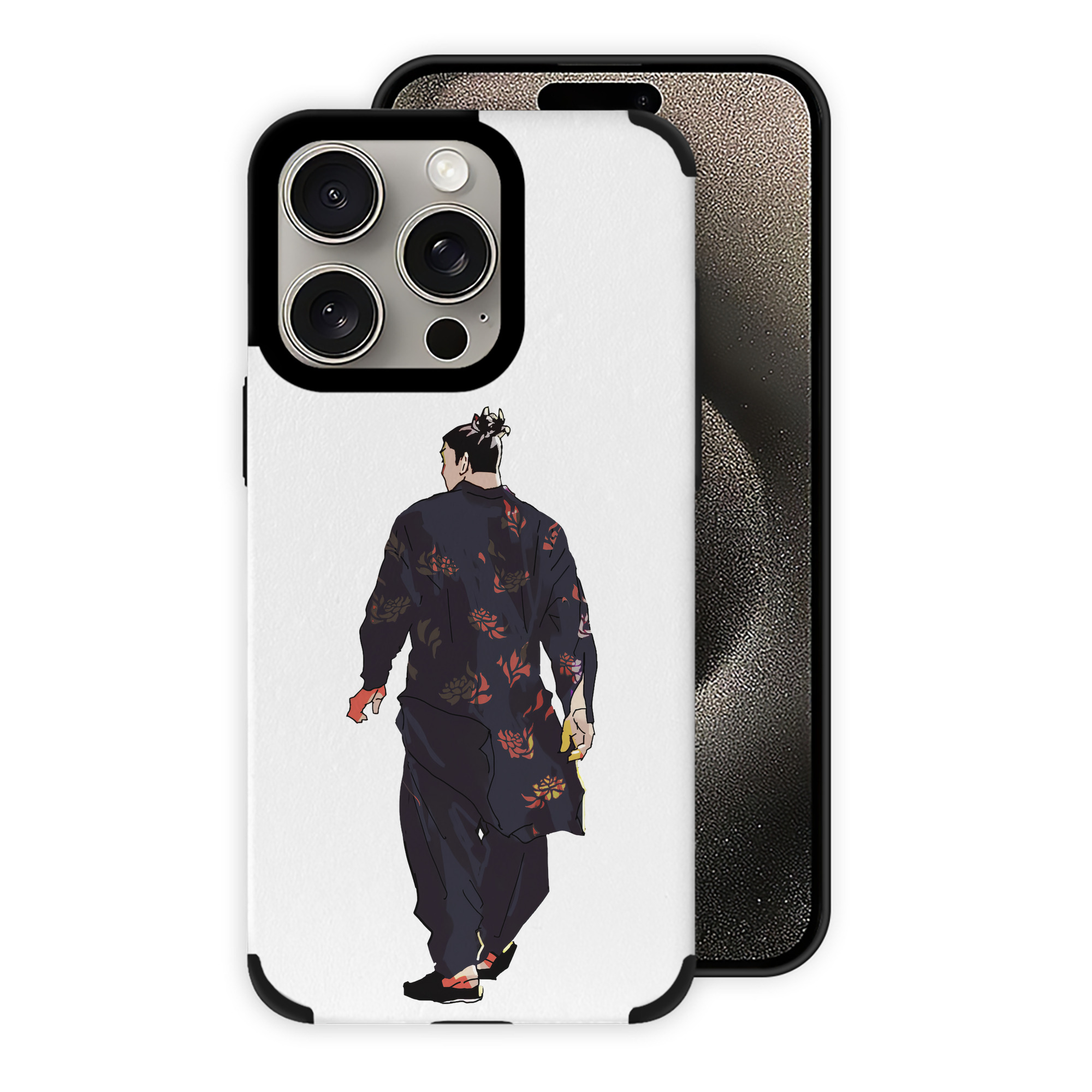 （画像用） 呪術廻戦 Jujutsu Kaisen 【iPhone15ProMax対応】 PUレザー スマホケース 耐衝撃＆黄変防止