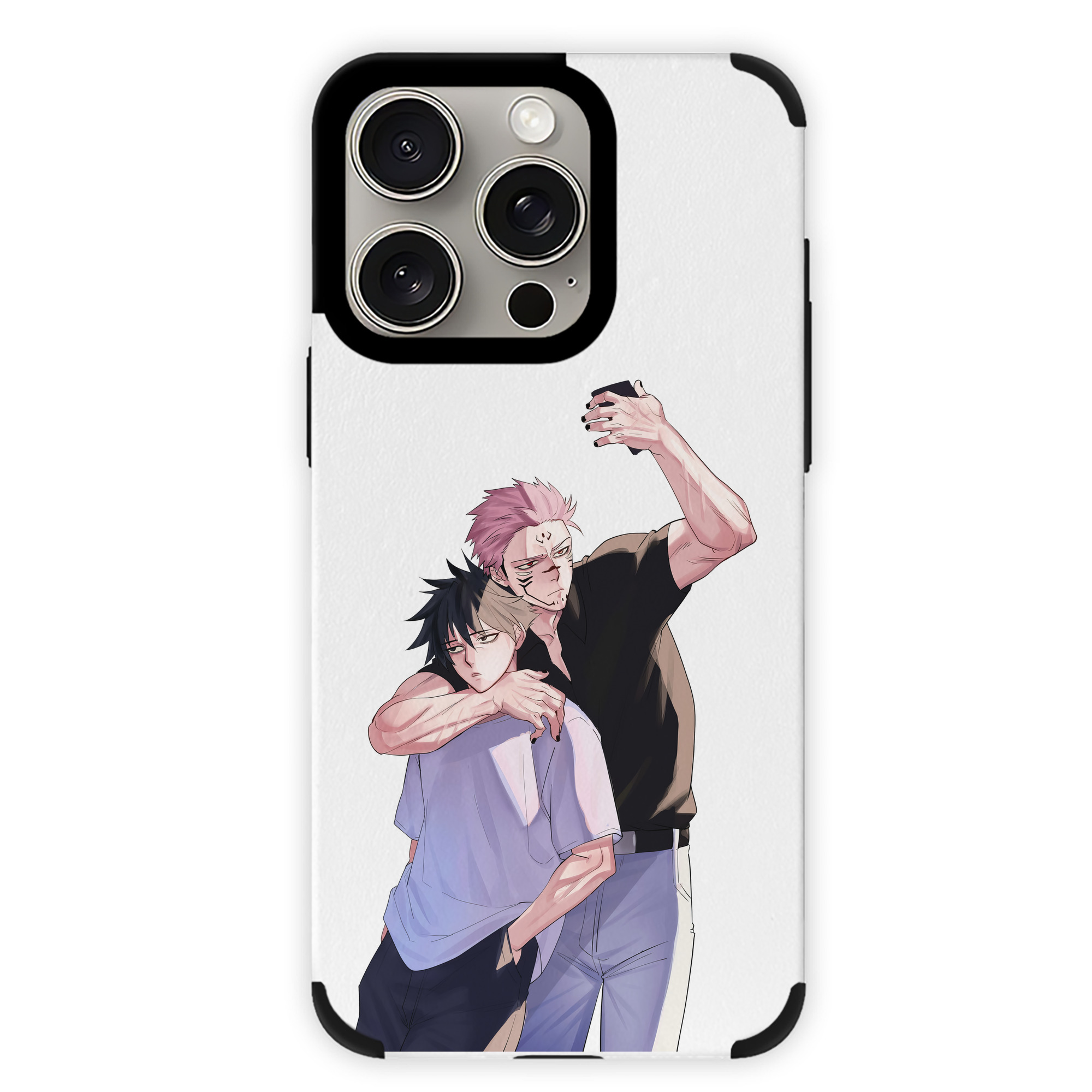 （画像用） 呪術廻戦 Jujutsu Kaisen 【iPhone15ProMax対応】 PUレザー スマホケース 耐衝撃＆黄変防止