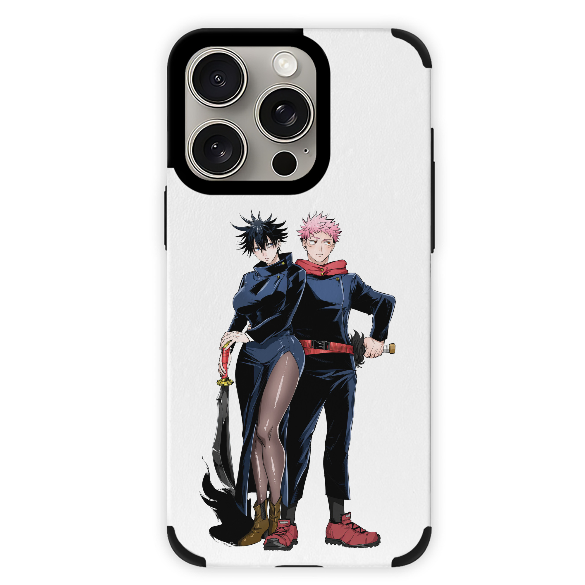 （画像用） 呪術廻戦 Jujutsu Kaisen 【iPhone15ProMax対応】 PUレザー スマホケース 耐衝撃＆黄変防止