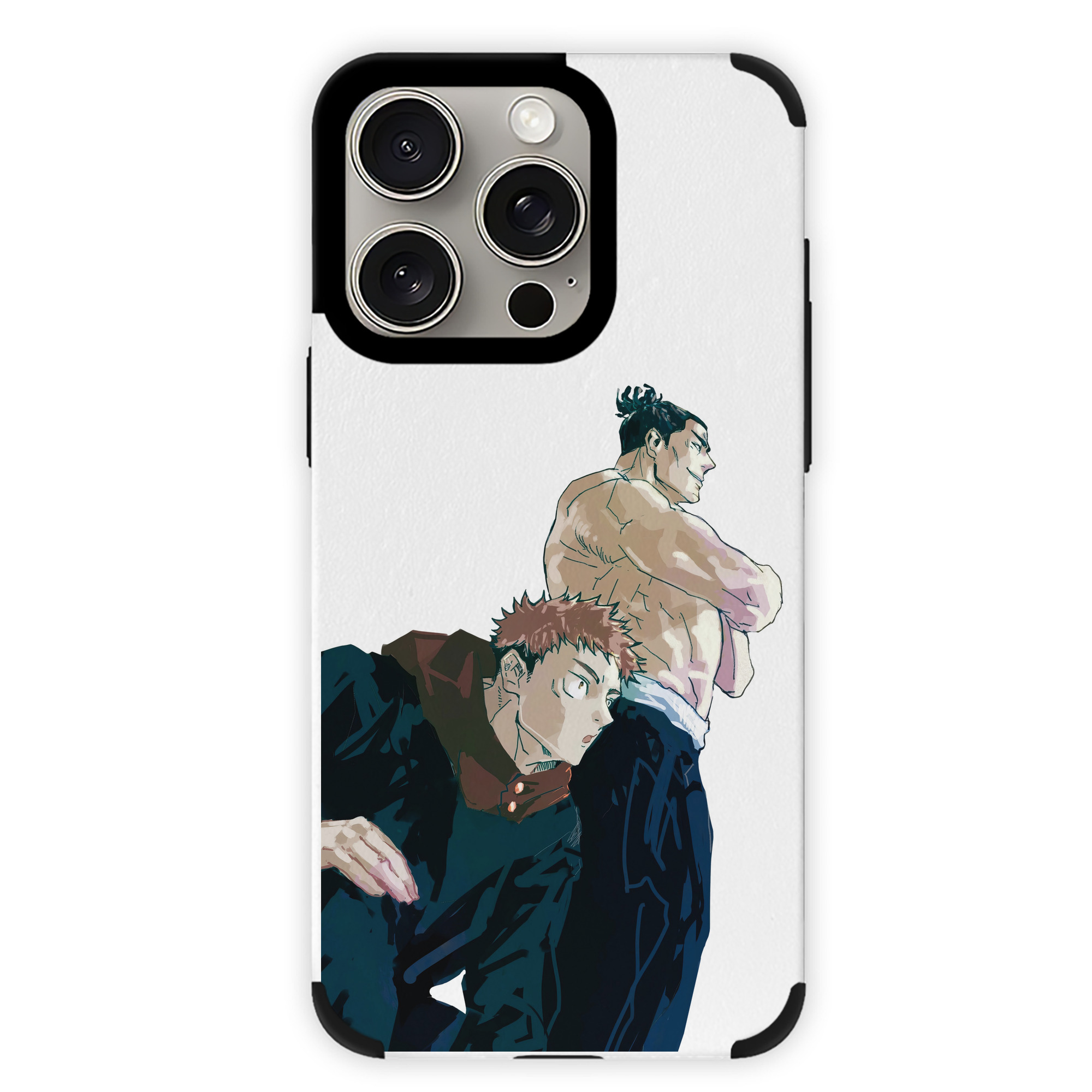 （画像用） 呪術廻戦 Jujutsu Kaisen 【iPhone15ProMax対応】 PUレザー スマホケース 耐衝撃＆黄変防止