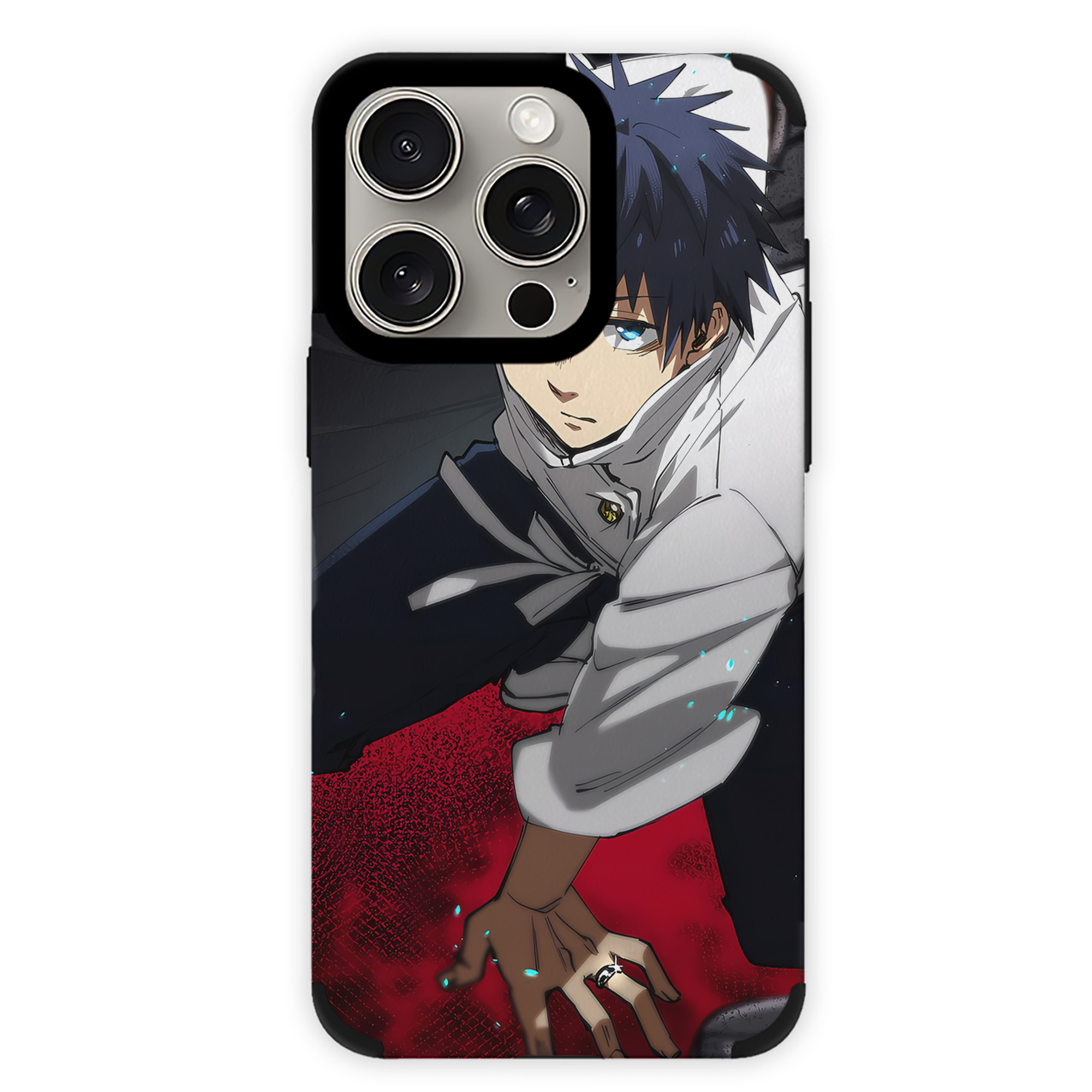 （画像用） 呪術廻戦 Jujutsu Kaisen 【iPhone15ProMax対応】 PUレザー スマホケース 耐衝撃＆黄変防止