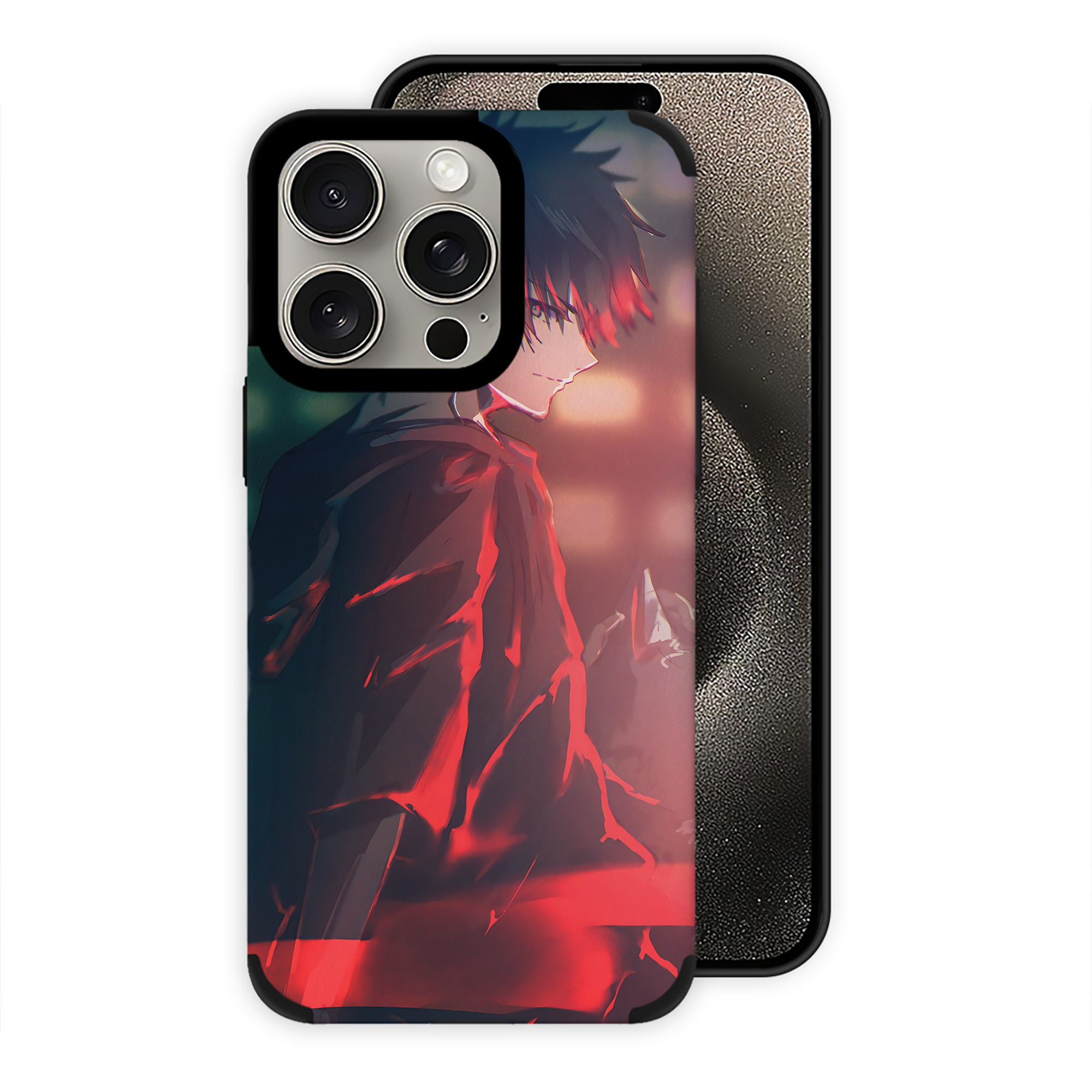 （画像用） 呪術廻戦 Jujutsu Kaisen 【iPhone15ProMax対応】 PUレザー スマホケース 耐衝撃＆黄変防止