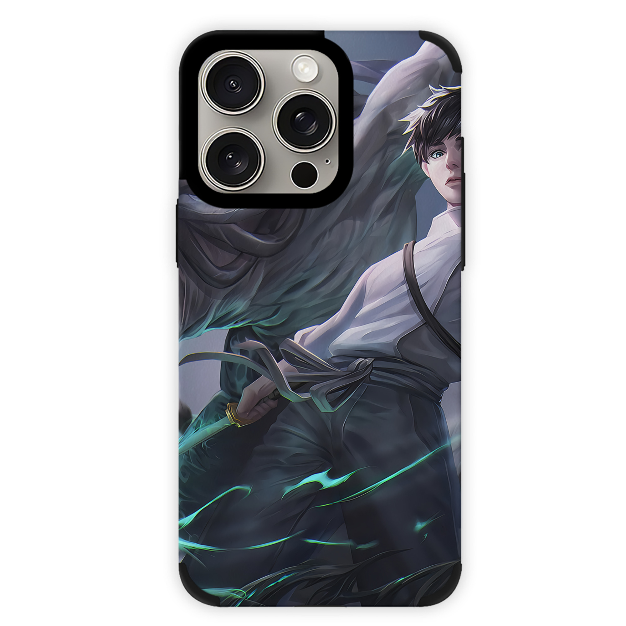 （画像用） 呪術廻戦 Jujutsu Kaisen 【iPhone15ProMax対応】 PUレザー スマホケース 耐衝撃＆黄変防止