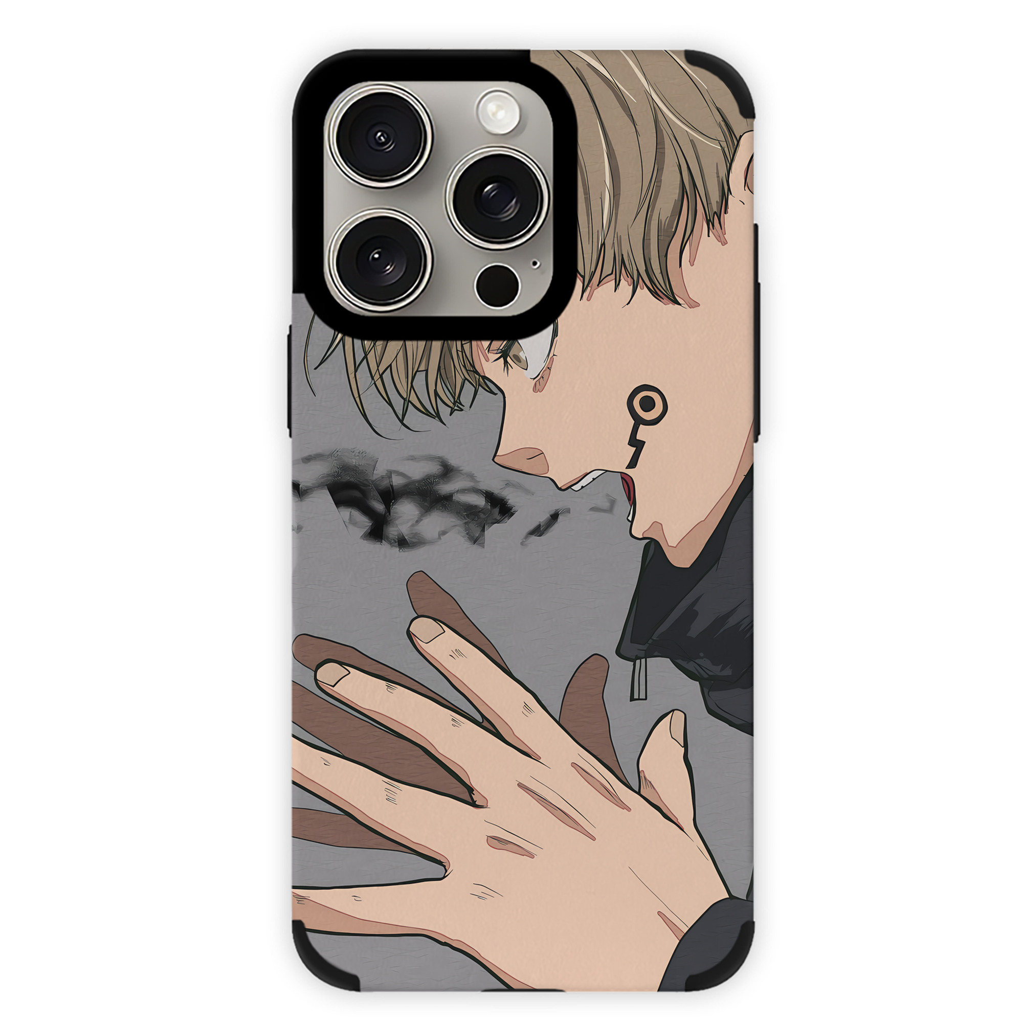 （画像用） 呪術廻戦 Jujutsu Kaisen 【iPhone15ProMax対応】 PUレザー スマホケース 耐衝撃＆黄変防止