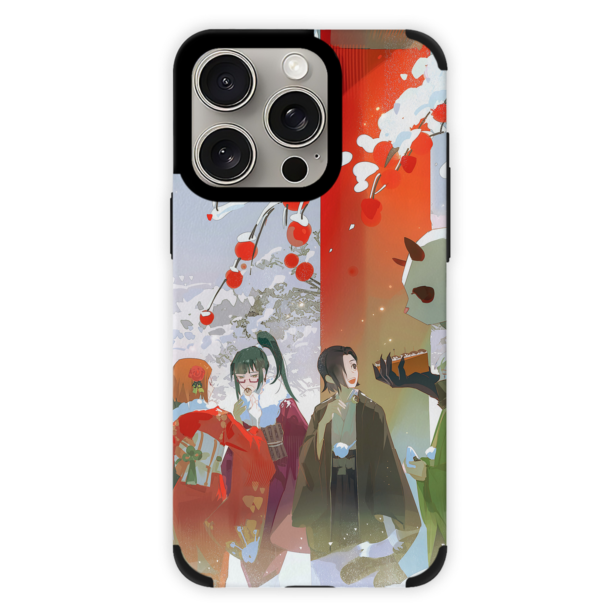 （画像用） 呪術廻戦 Jujutsu Kaisen 【iPhone15ProMax対応】 PUレザー スマホケース 耐衝撃＆黄変防止