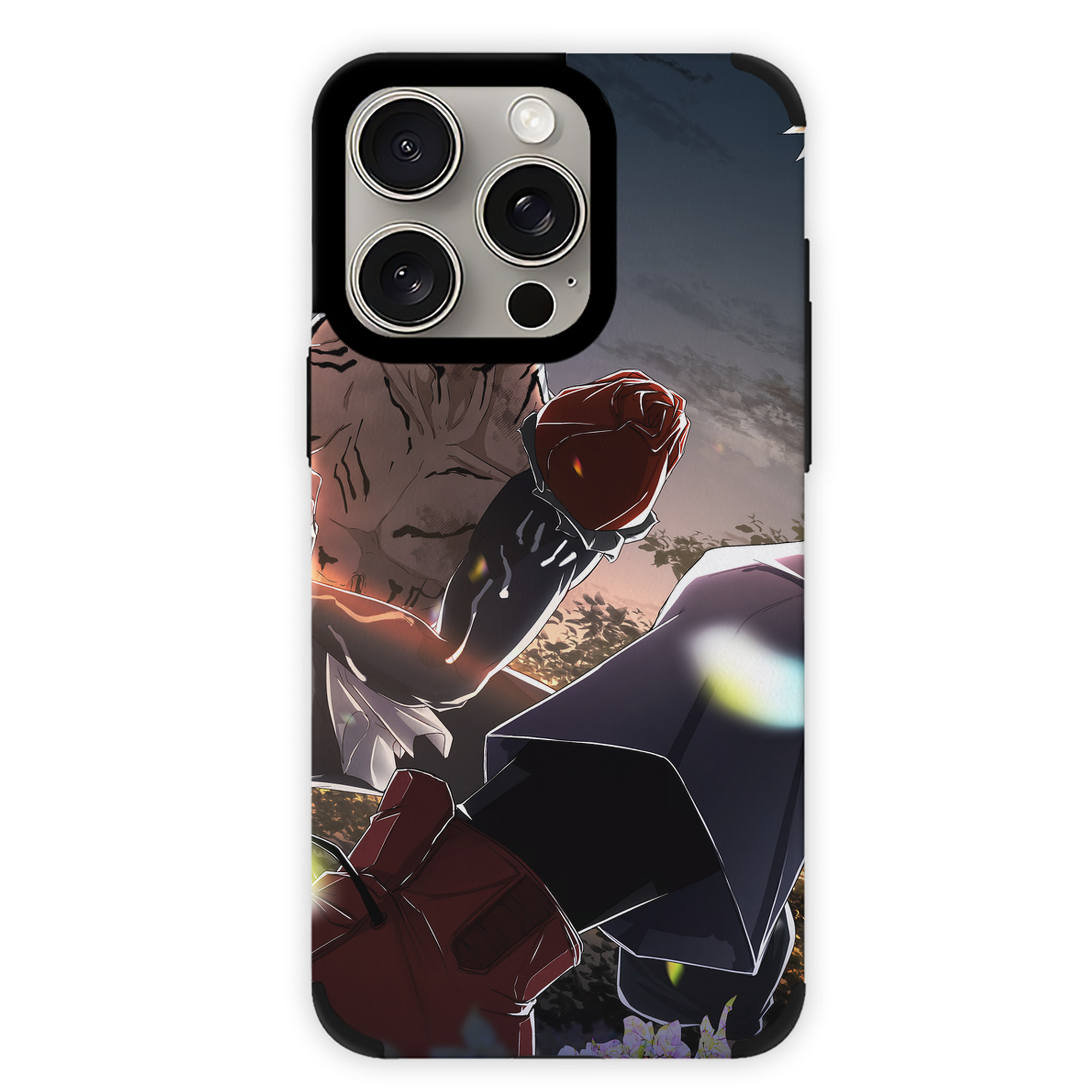 （画像用） 呪術廻戦 Jujutsu Kaisen 【iPhone15ProMax対応】 PUレザー スマホケース 耐衝撃＆黄変防止