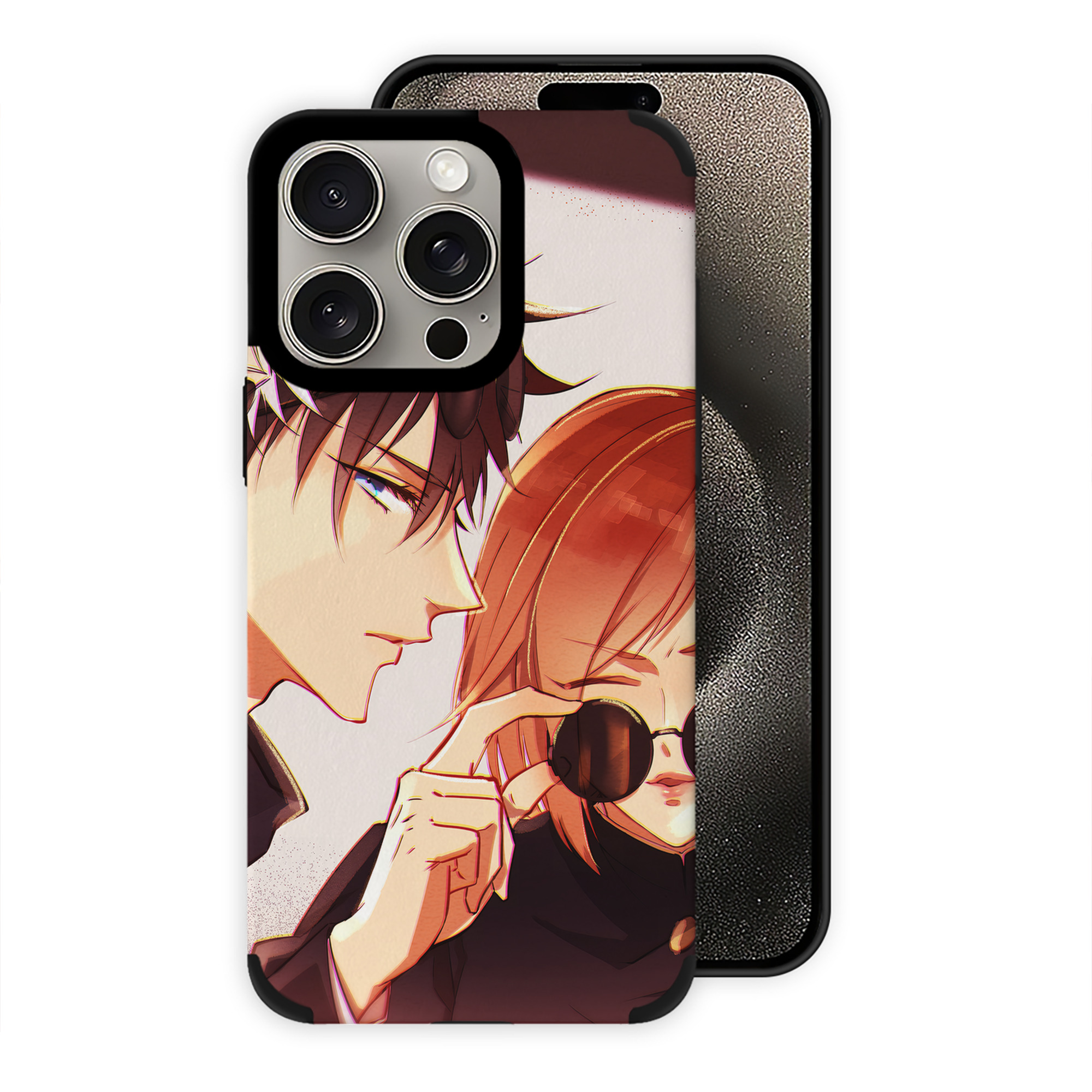 （画像用） 呪術廻戦 Jujutsu Kaisen 【iPhone15ProMax対応】 PUレザー スマホケース 耐衝撃＆黄変防止