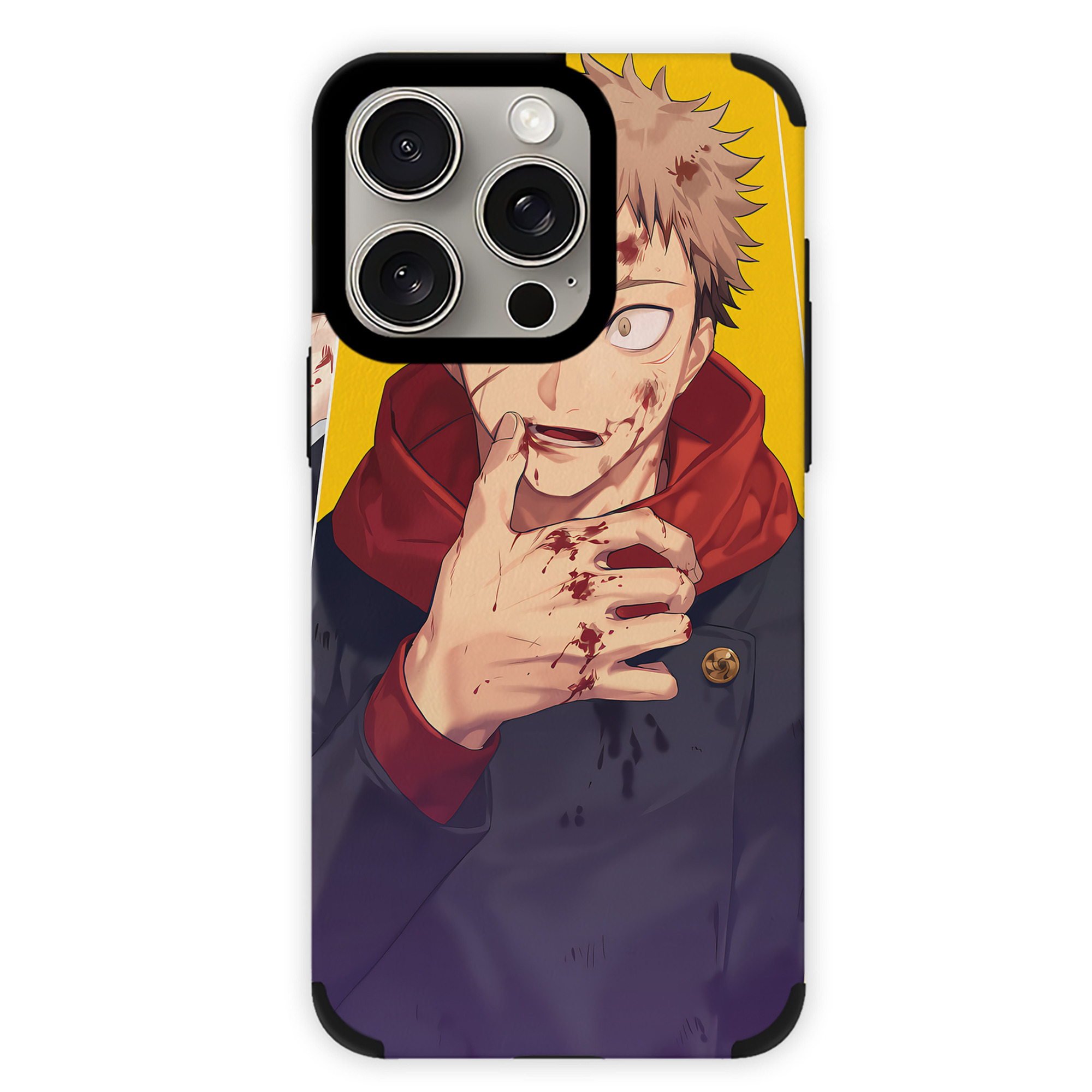 （画像用） 呪術廻戦 Jujutsu Kaisen 【iPhone15ProMax対応】 PUレザー スマホケース 耐衝撃＆黄変防止