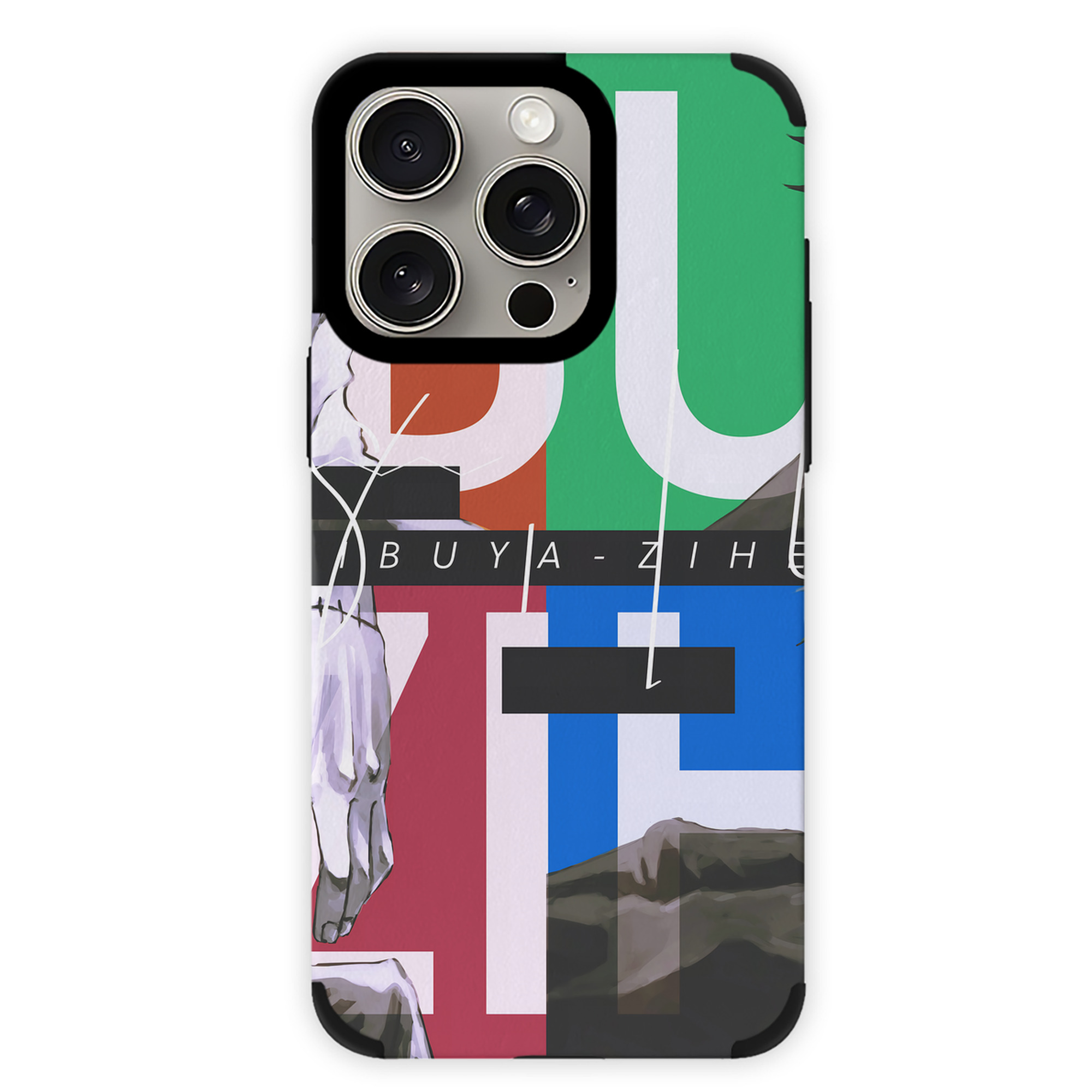 （画像用） 呪術廻戦 Jujutsu Kaisen 【iPhone15ProMax対応】 PUレザー スマホケース 耐衝撃＆黄変防止