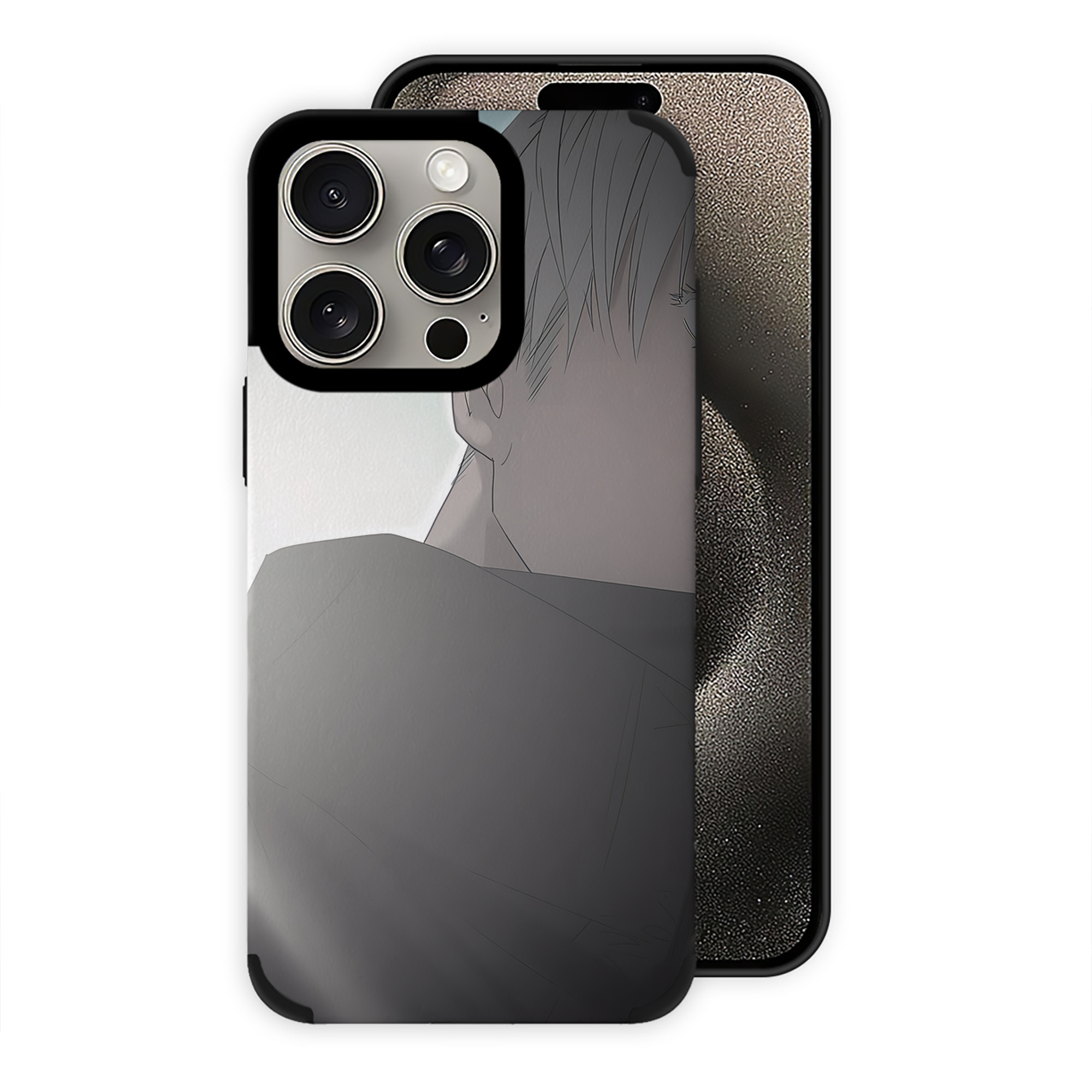 （画像用） 呪術廻戦 Jujutsu Kaisen 【iPhone15ProMax対応】 PUレザー スマホケース 耐衝撃＆黄変防止