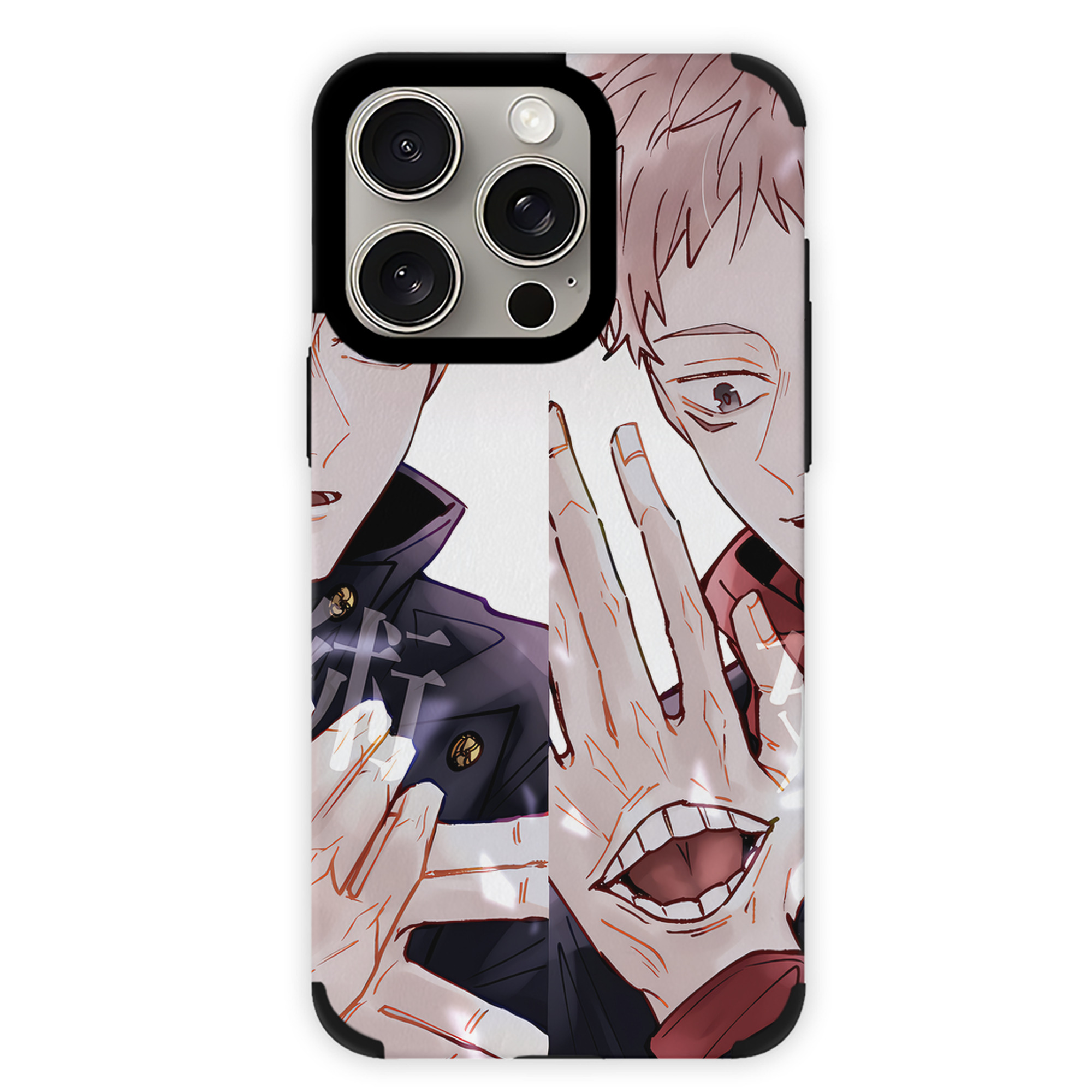 （画像用） 呪術廻戦 Jujutsu Kaisen 【iPhone15ProMax対応】 PUレザー スマホケース 耐衝撃＆黄変防止